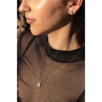 Gold Plated Necklace and Earring Set