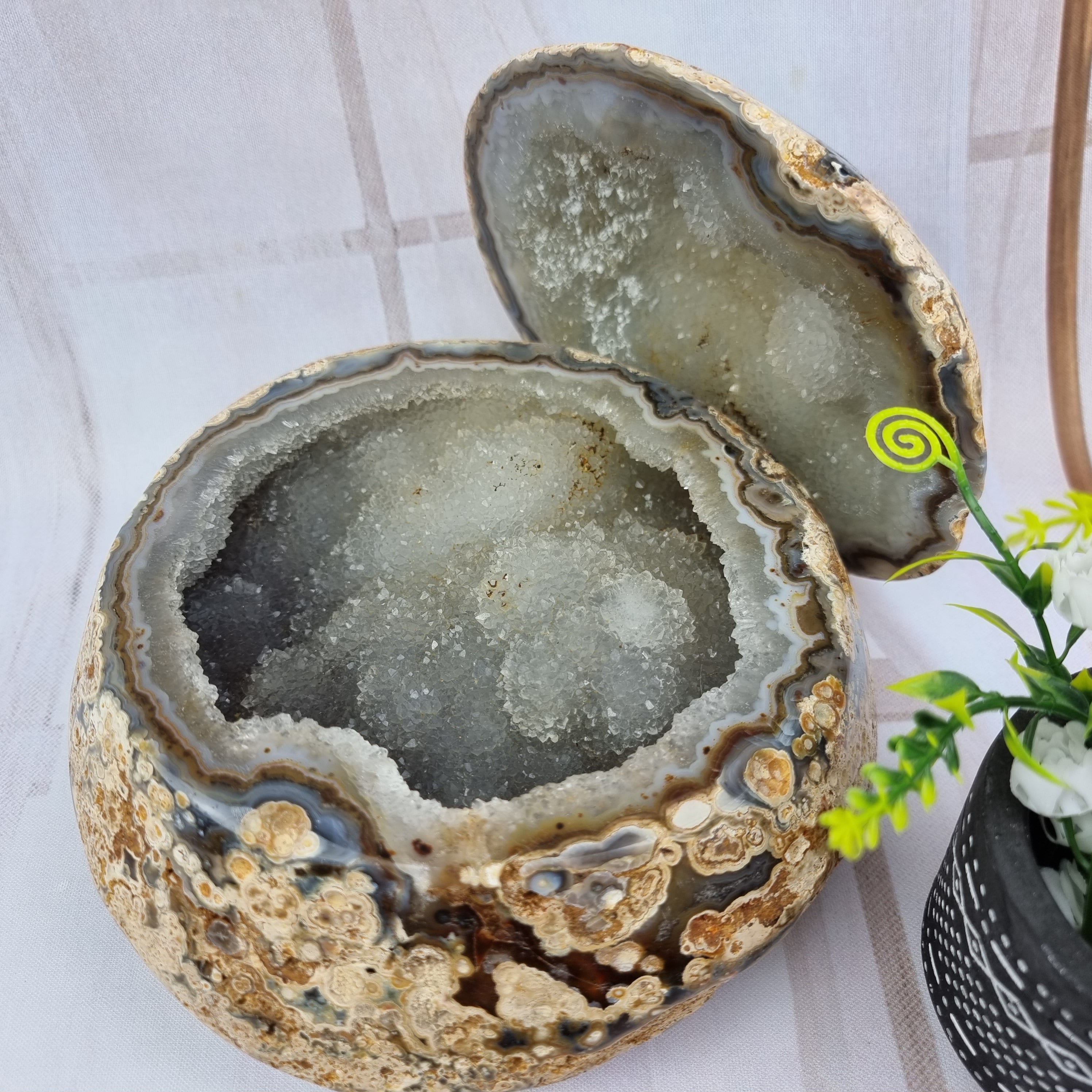 Agate Jewelry Box | Special Polished Pieces | Exclusive Unique Product | BR Crystals Handcrafted Piece