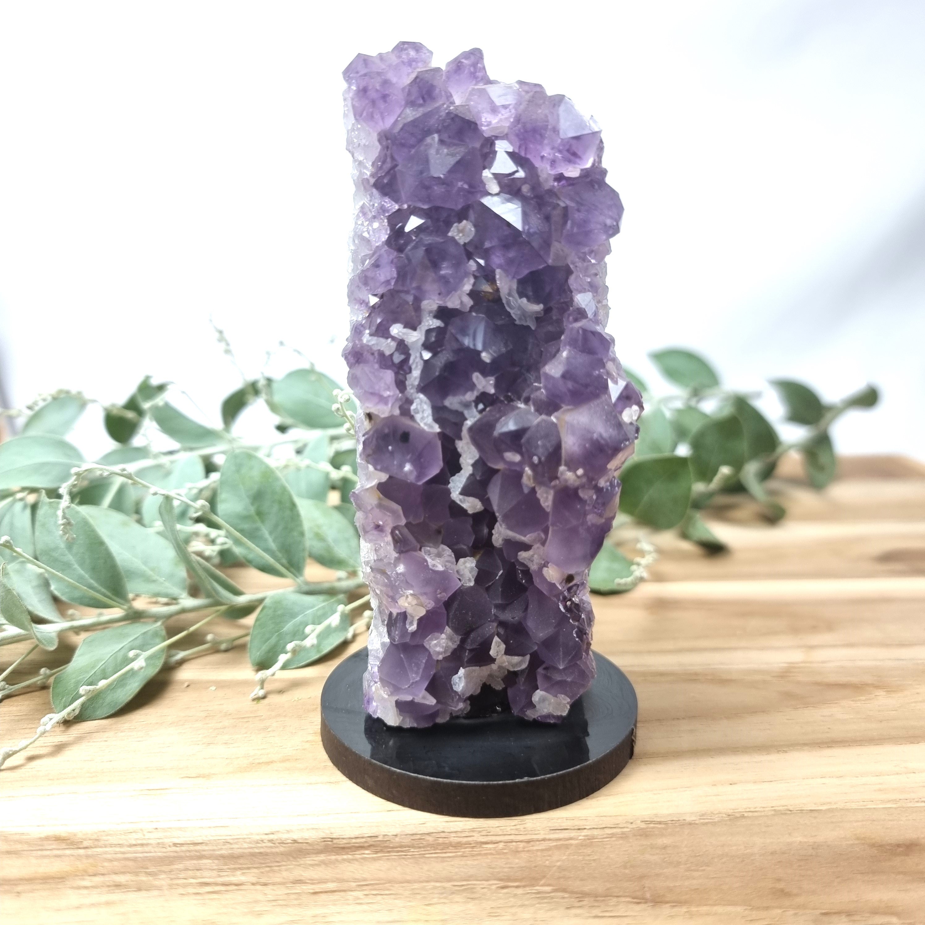 A+ Grade Amethyst Clusters on Stand, Amethyst Cathedral, Amethyst Druzy, Amethyst Druze, Third Eye Crystal, Amethyst on sale Specimen, Home Decor