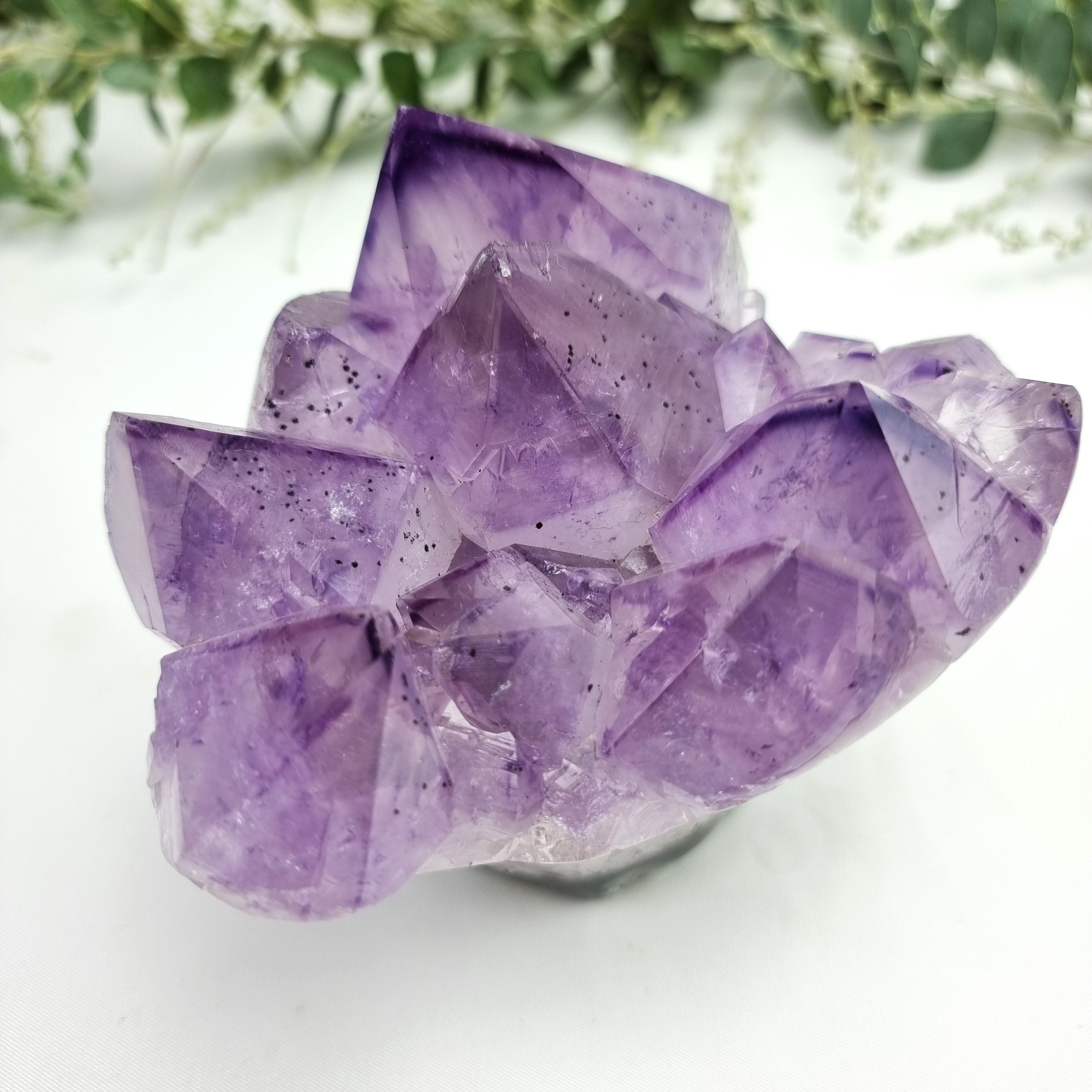 Amethyst Flower Special Geode | Weight 3,08 lbs, Height: 4,7" | Energy, Beauty and Sophistication