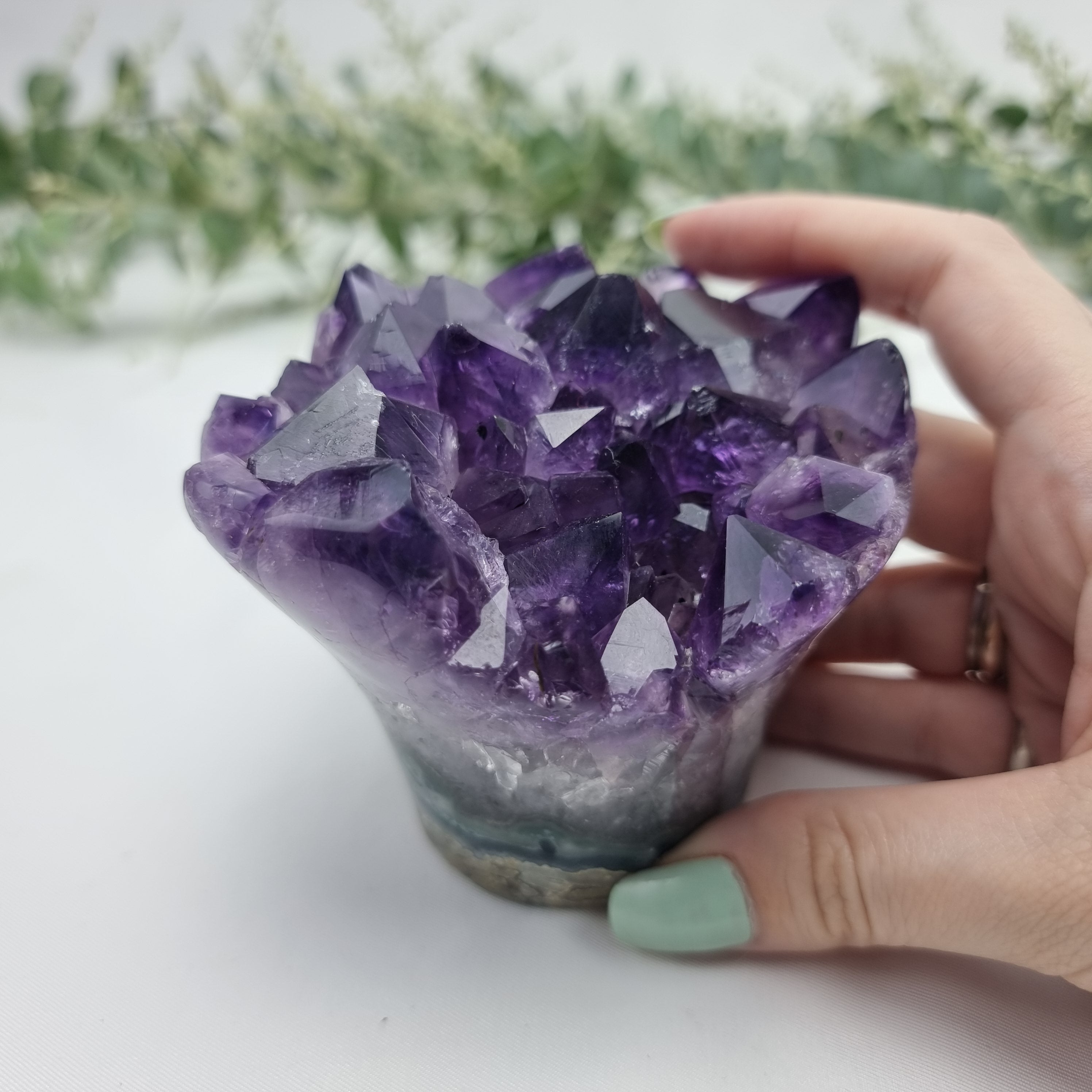 Natural Amethyst Flower | 1.50 Kgs, 12 cm Height | Energy, Beauty, and Sophistication