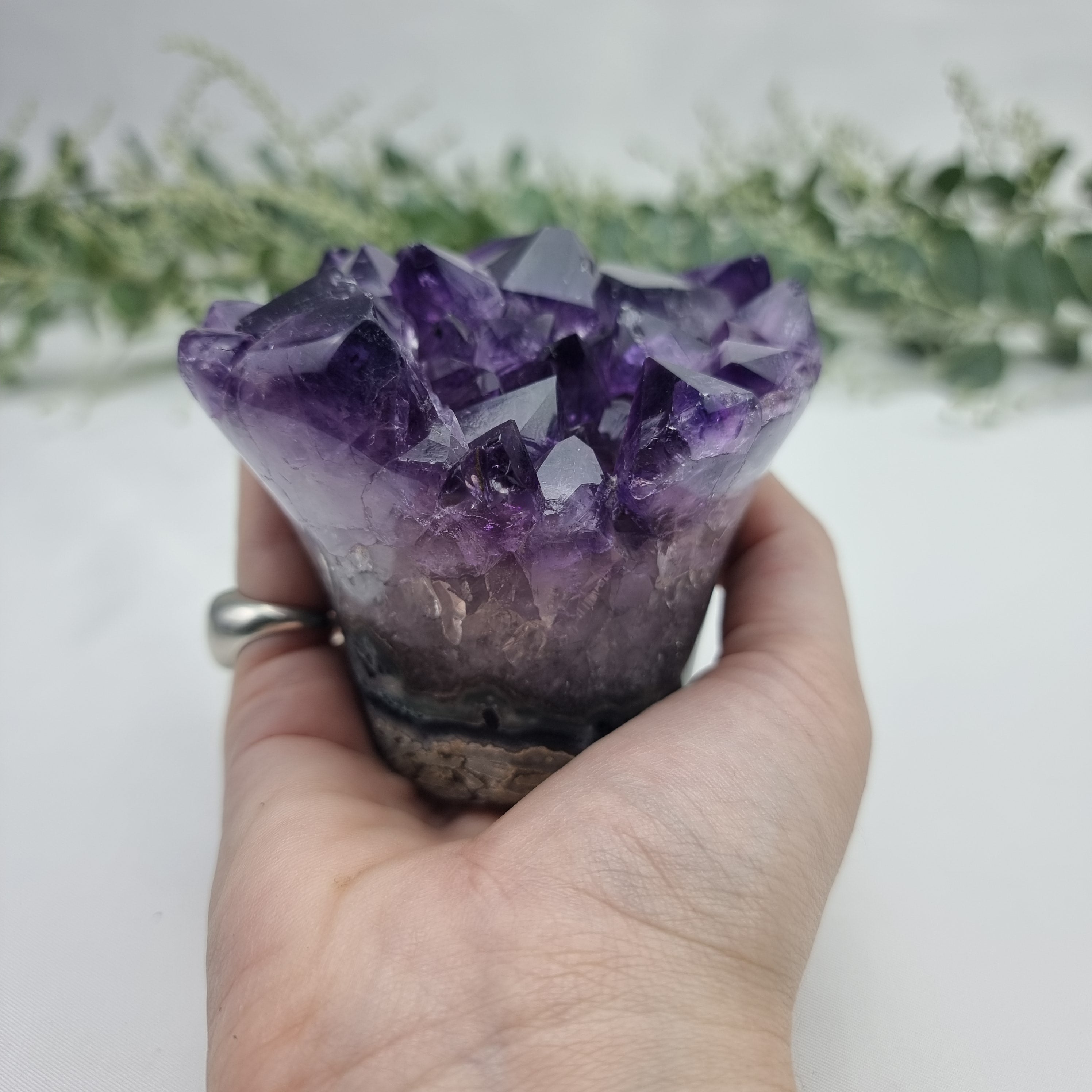 Natural Amethyst Flower | 1.50 Kgs, 12 cm Height | Energy, Beauty, and Sophistication