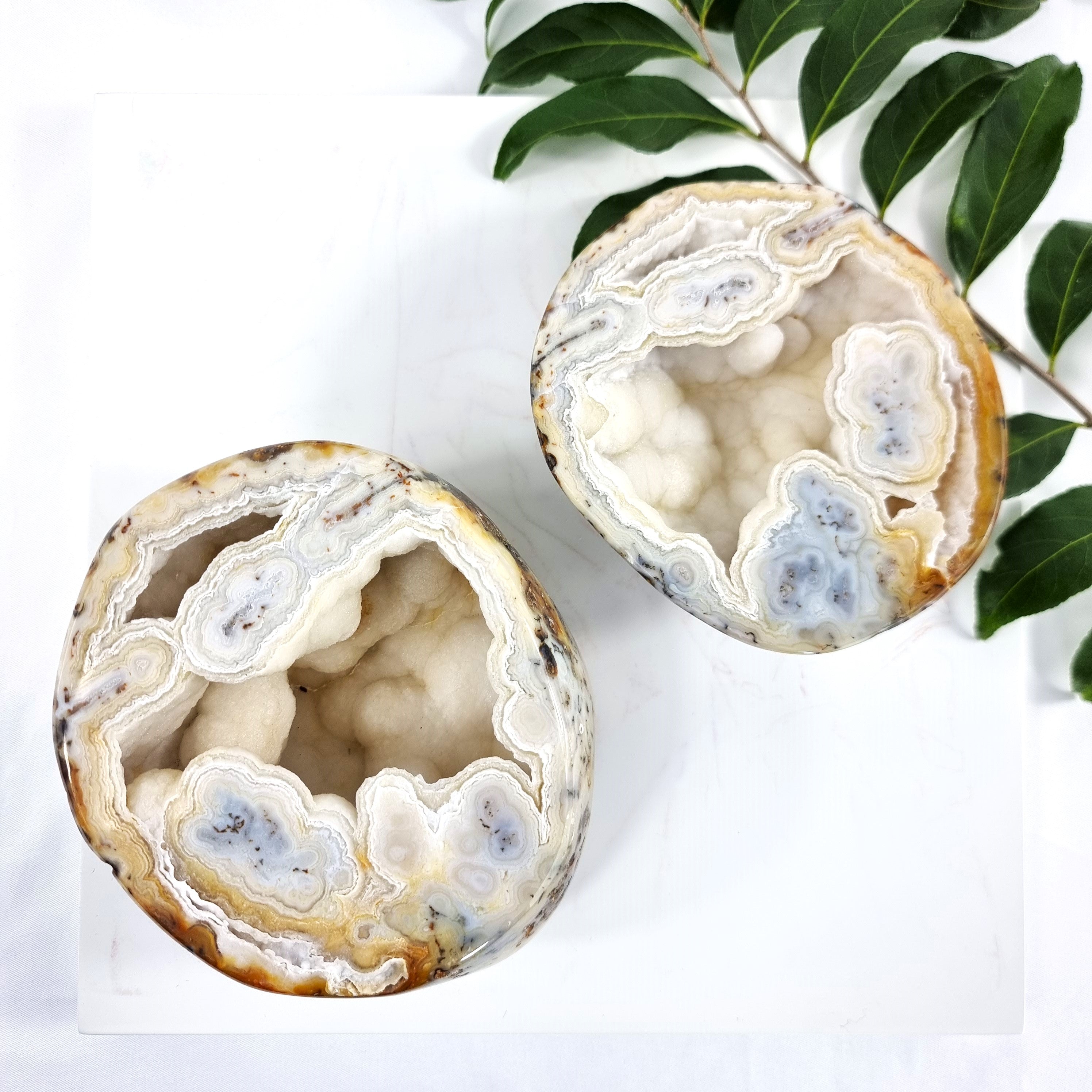 Agate Geode "Jewelry Box", Best Quality, 3.20 lbs & 3.94" Tall #by Brcrystals