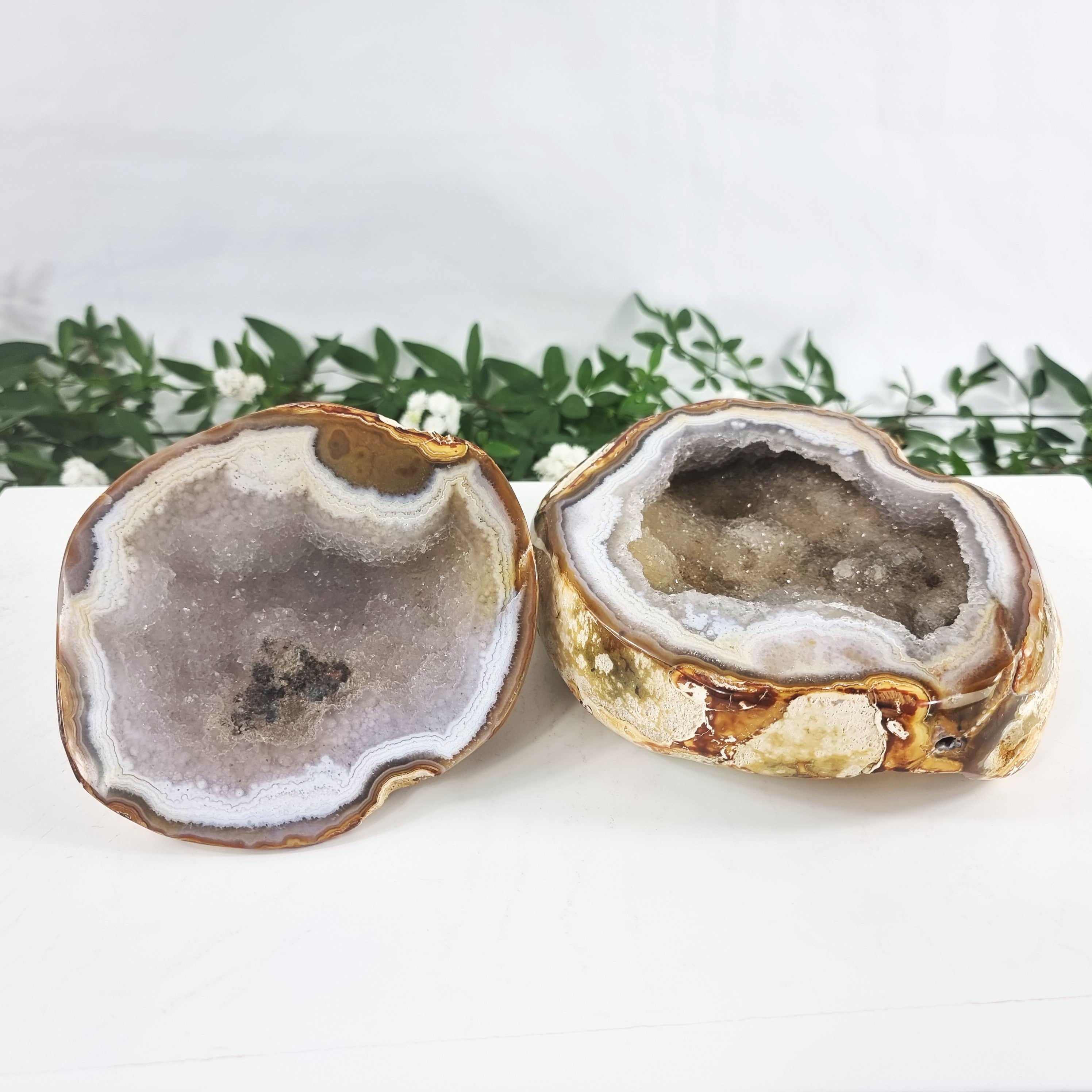 Agate Geode "Jewelry Box", Best Quality, 5.70 lbs & 4.33" Tall #by Brcrystals