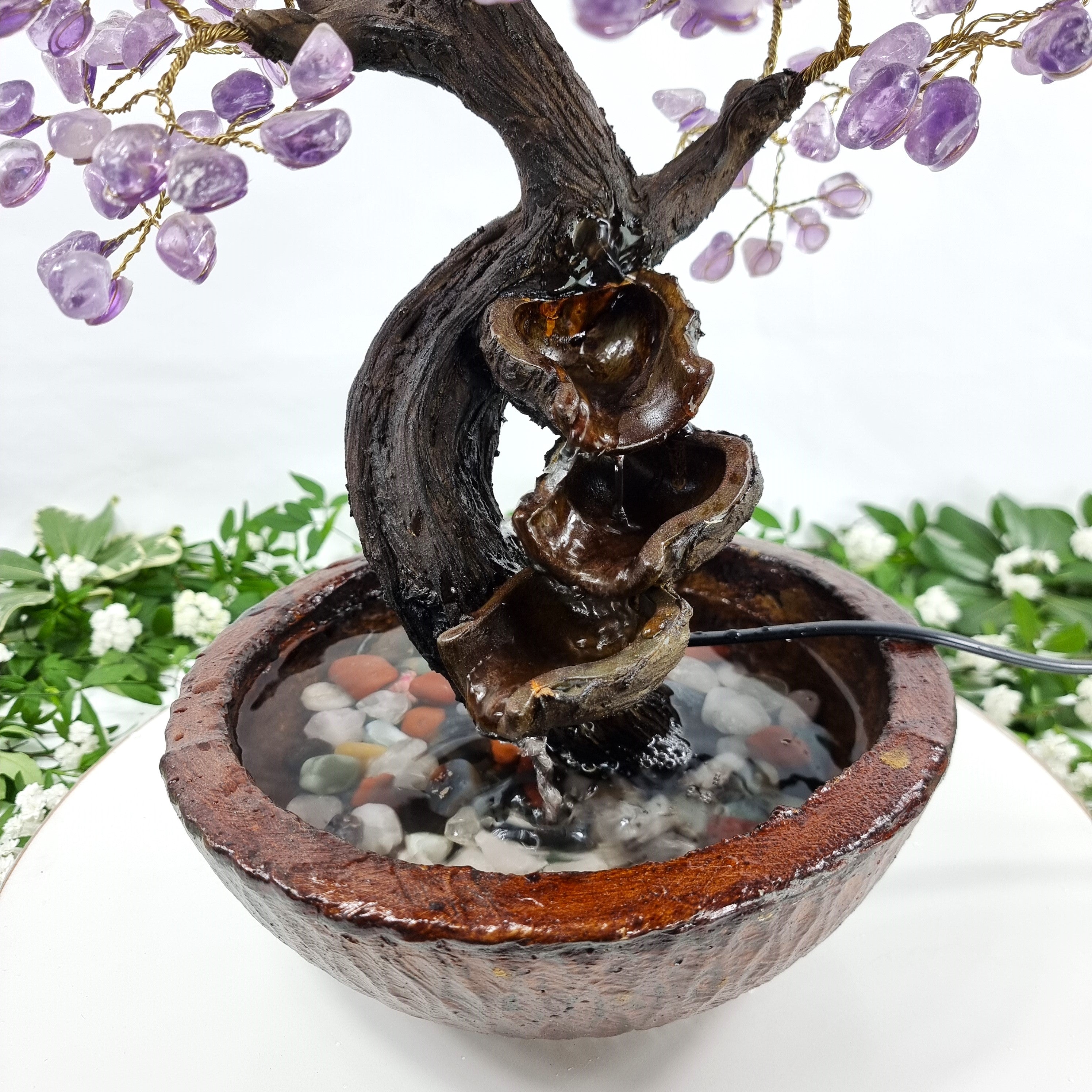 Fountain Tree with 7 Chakras Stones with 20,7" and 6,60 lbs