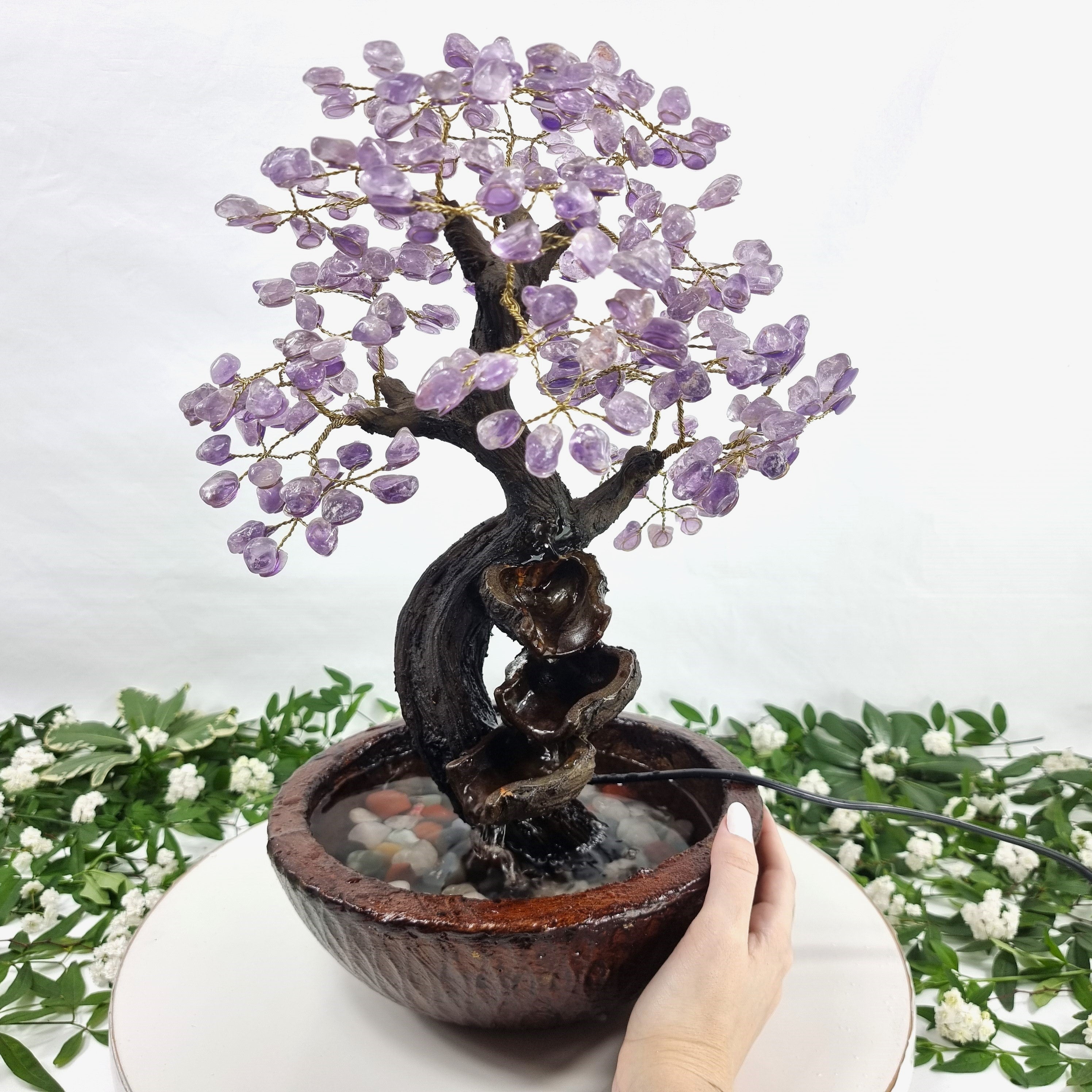 Fountain Tree with 7 Chakras Stones with 20,7" and 6,60 lbs