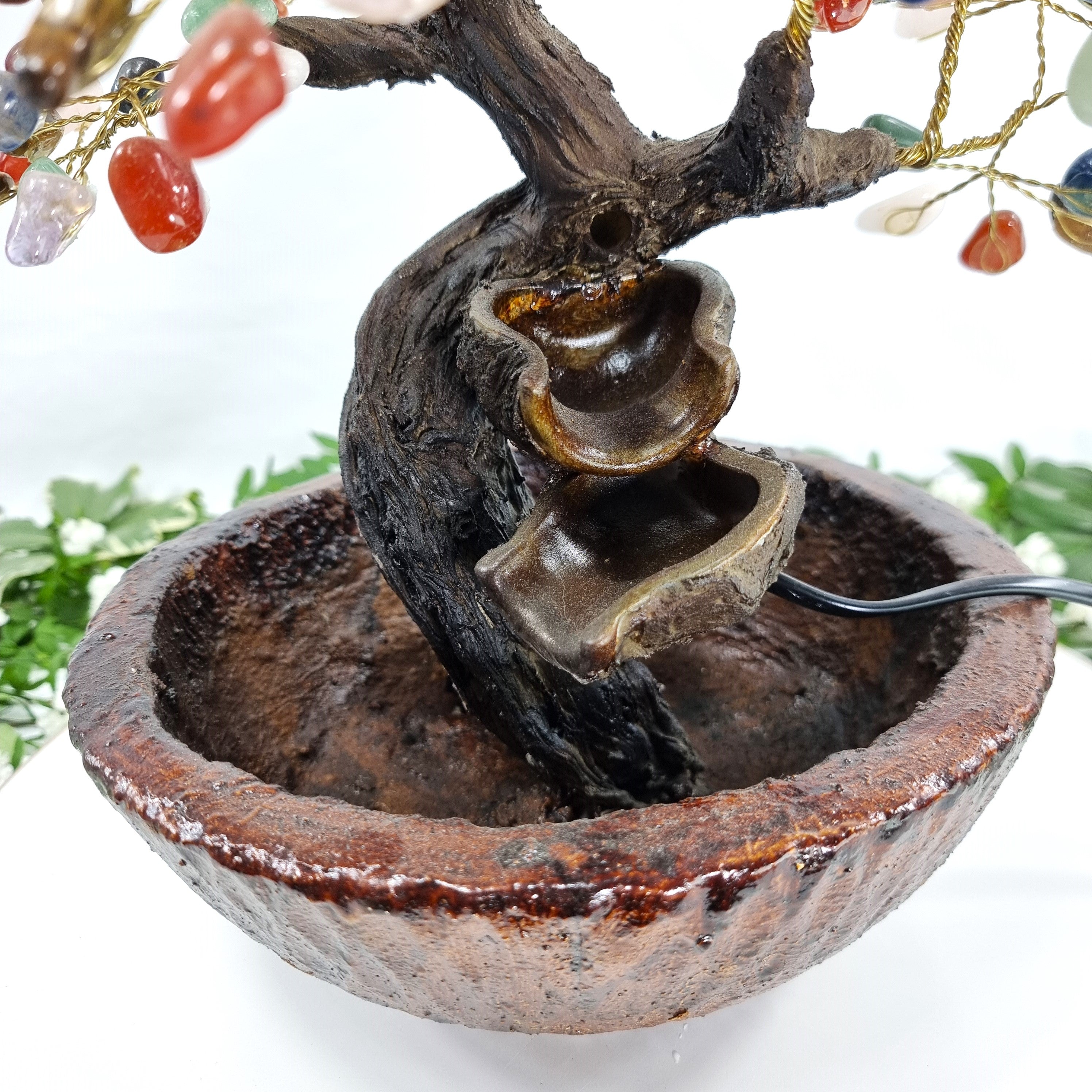 Fountain Tree with 7 Chakras Stones with 19,7" and 4,0 lbs