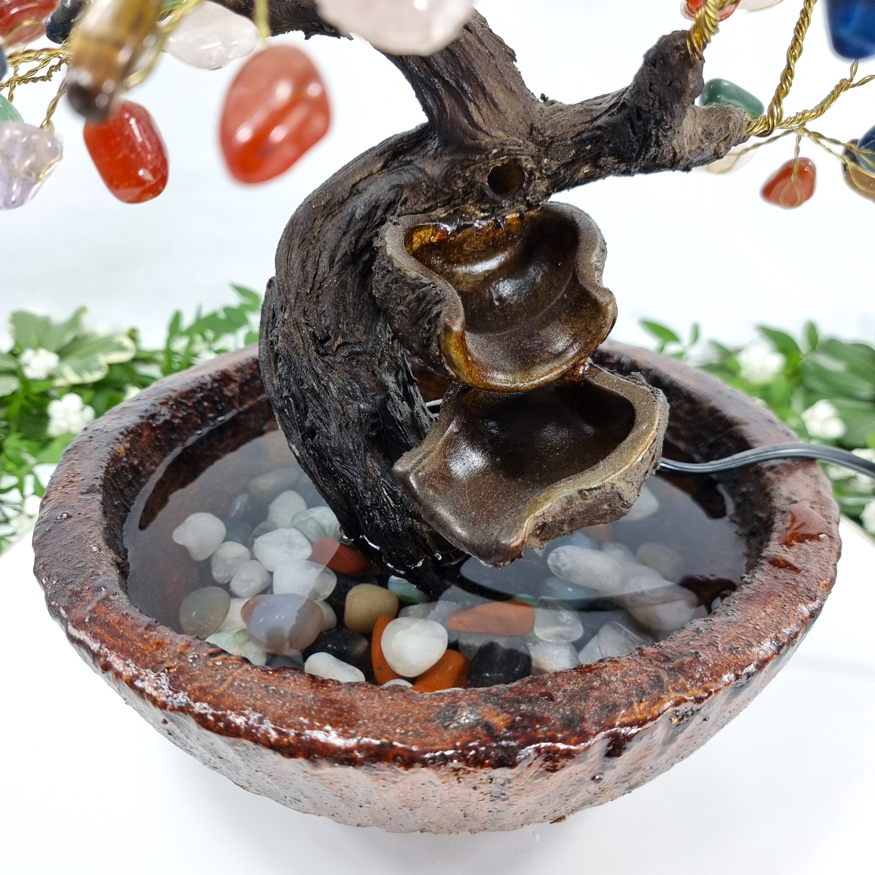 Fountain Tree with 7 Chakras Stones with 19,7" and 4,0 lbs