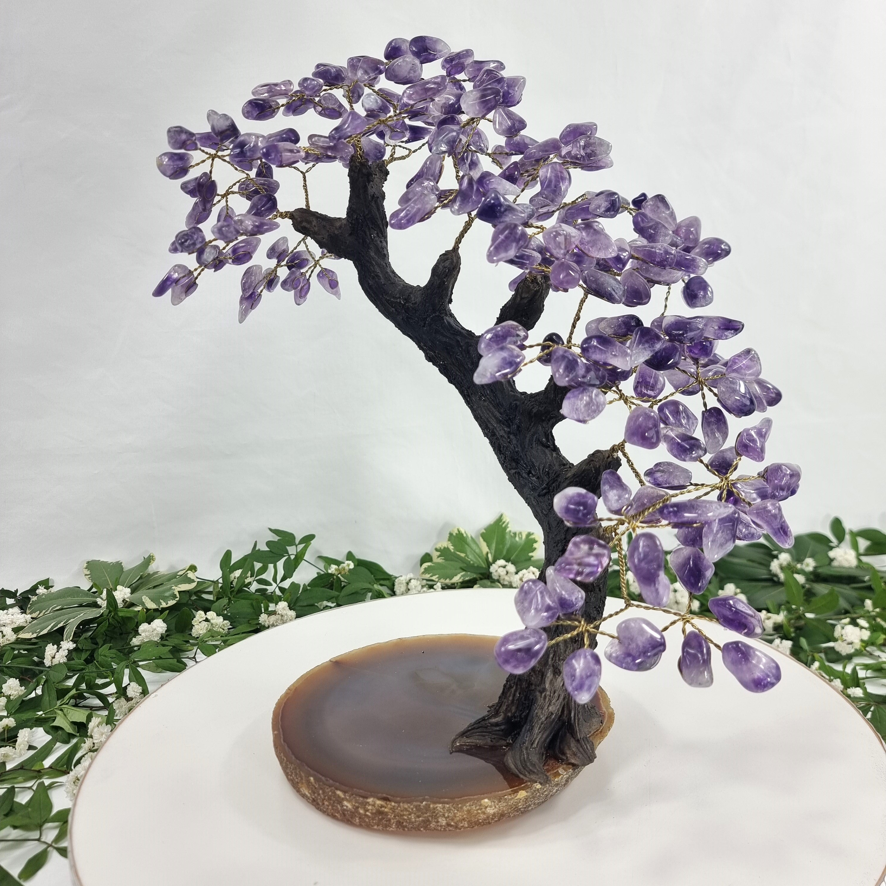 Amethyst Tree Wine Holder Super Special Piece - with 16" and 5,45 lbs