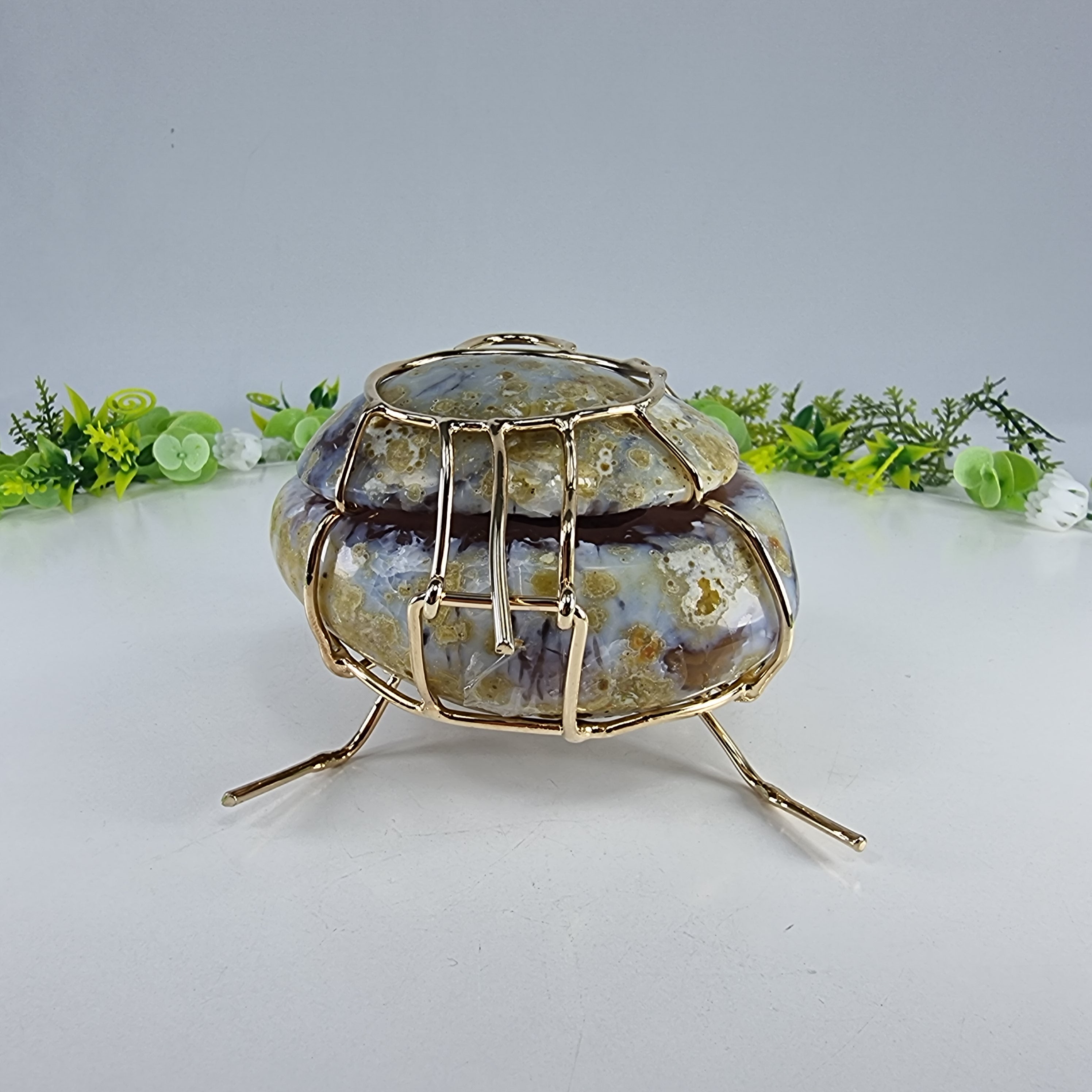 Natural Geode Agate Jewelry Box - Agate Druzy Jewelry Box