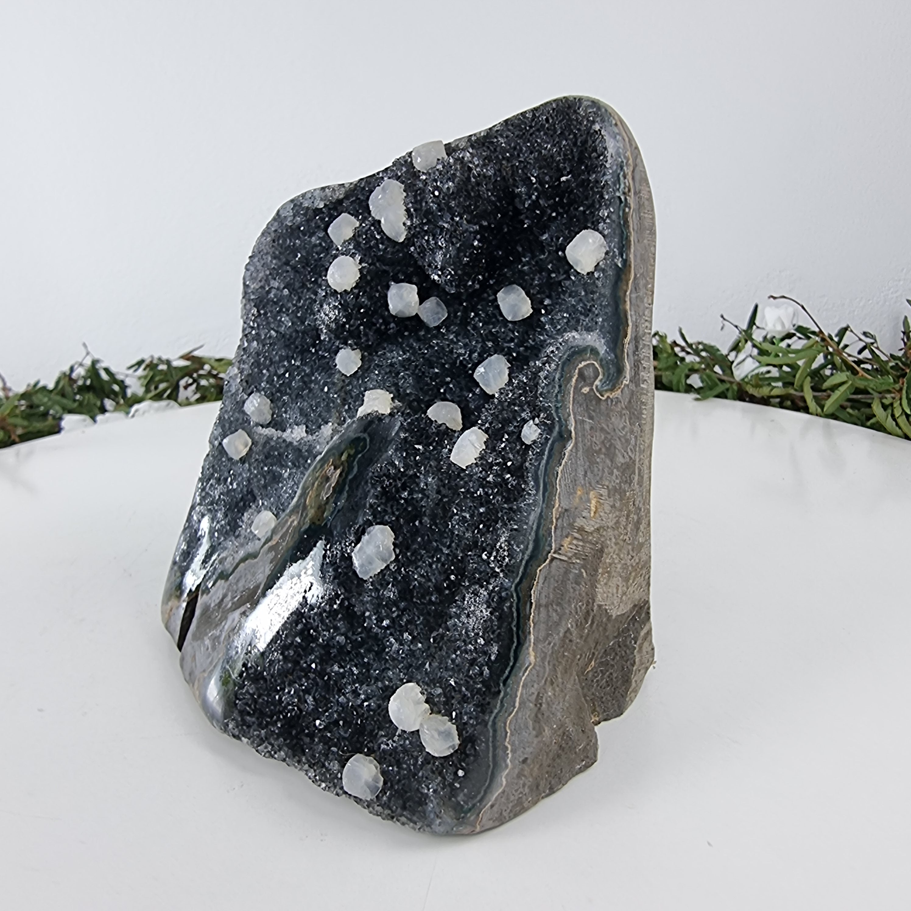 Amethyst Druse with Special Crystals weighing 1.32 kgs, Energy, Beauty, and Sophistication