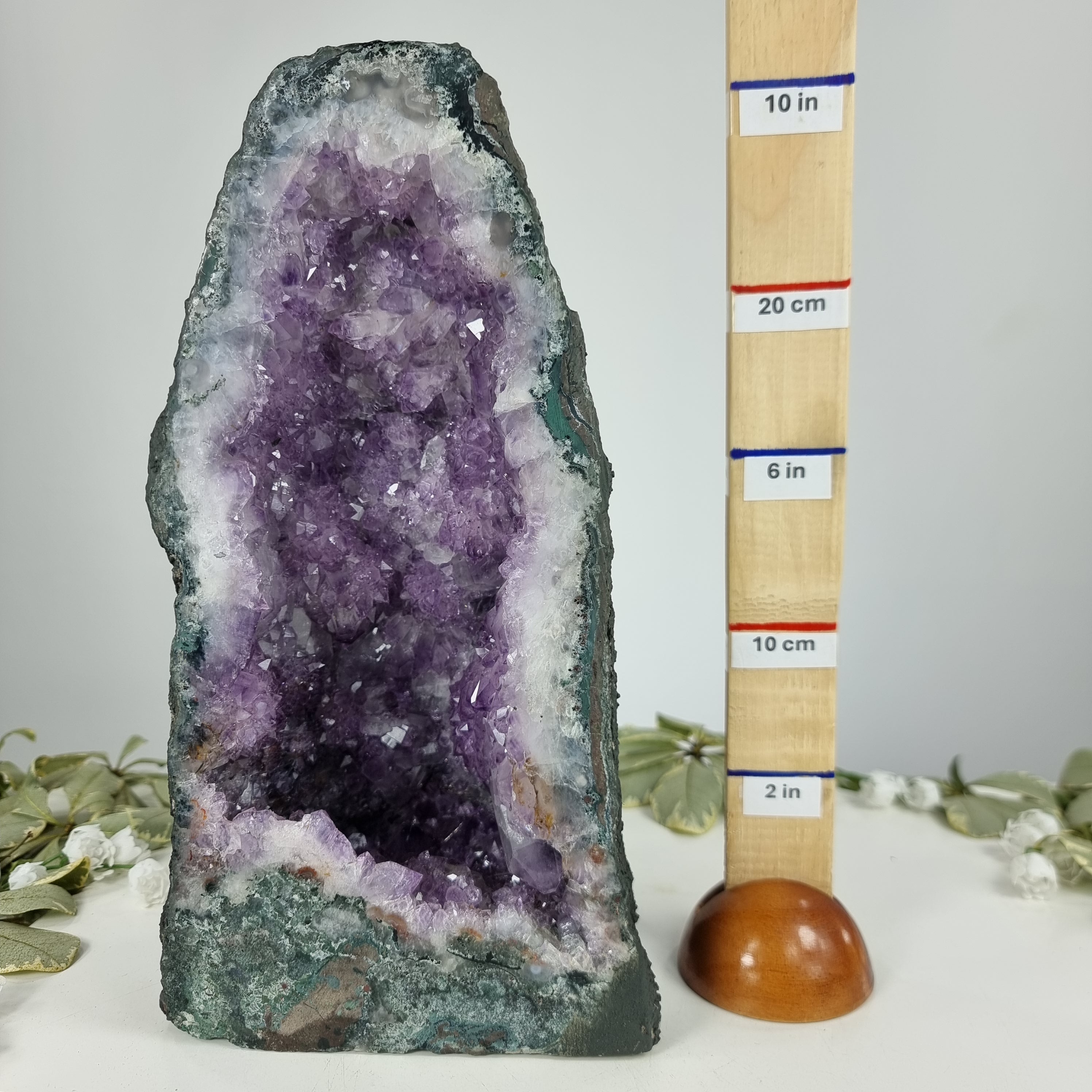Capilla de Amatista Bruta Drusa - Geoda de Amatista de 4,10 kg, Energía, Belleza y Sofisticación
