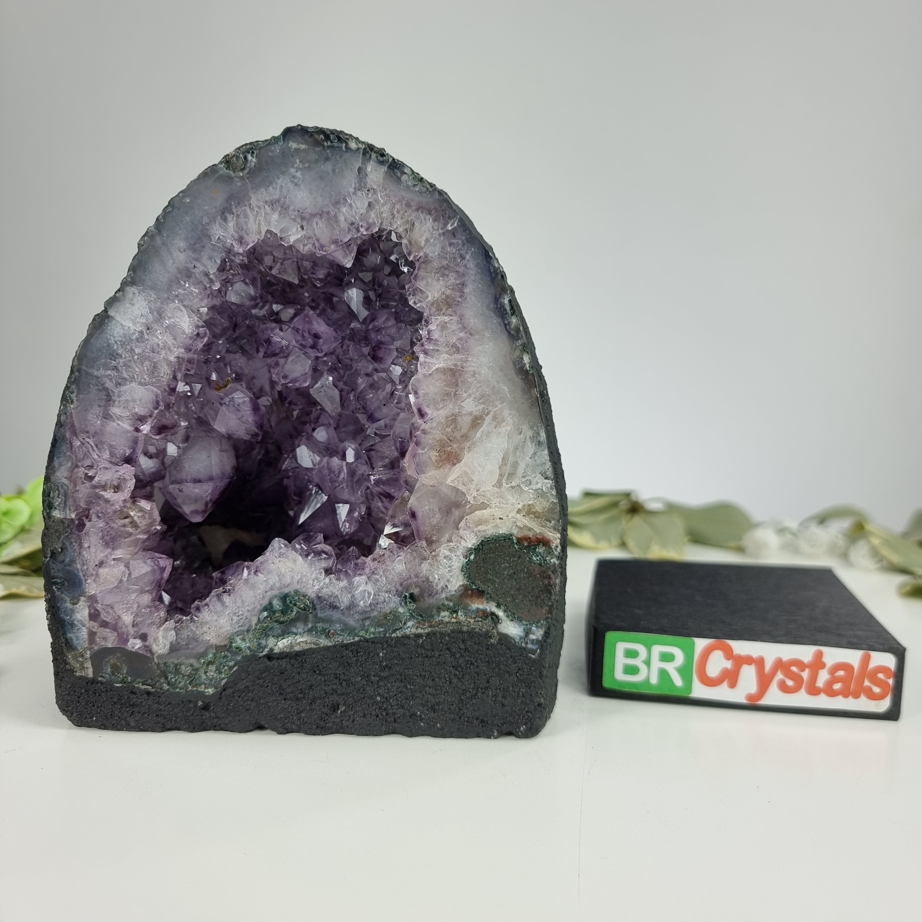 Chapel in Raw Druse Amethyst - Amethyst Geode 2.85 Kgs, Energy, Beauty, and Sophistication