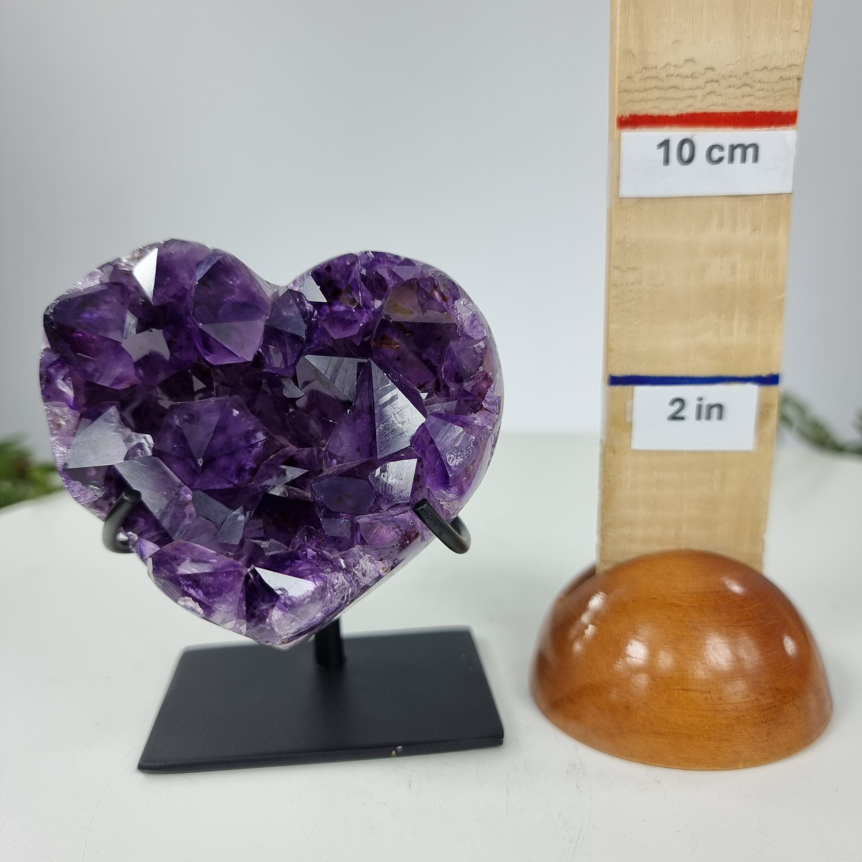 Corazón de Amatista Especial | Peso 0,45 Kgs, Altura 11 cm | Energía, Belleza y Sofisticación