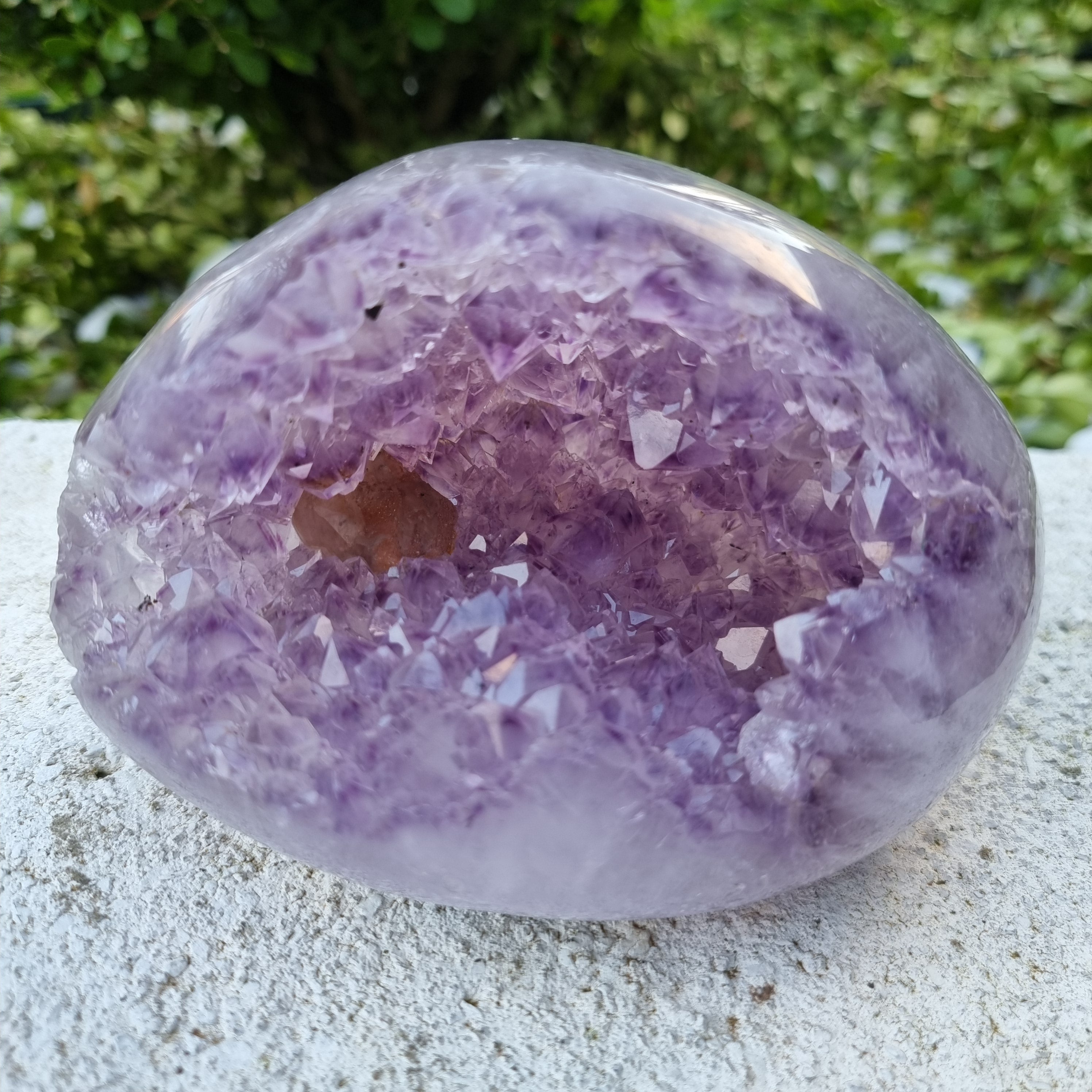 Special Amethyst Geode | Weight 1.95 Kgs, Height 9 cm | Energy, Beauty and Sophistication