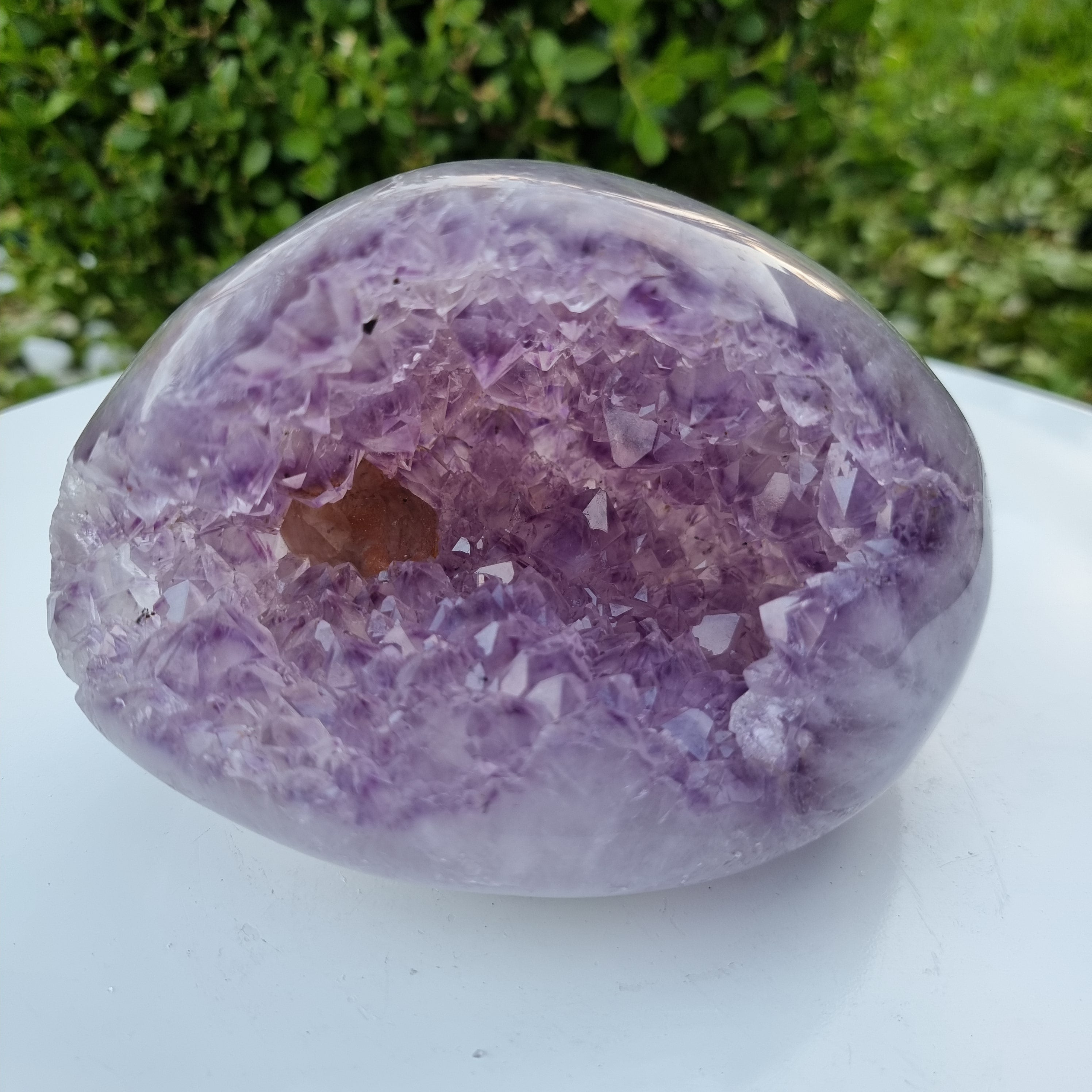 Special Amethyst Geode | Weight 1.95 Kgs, Height 9 cm | Energy, Beauty and Sophistication