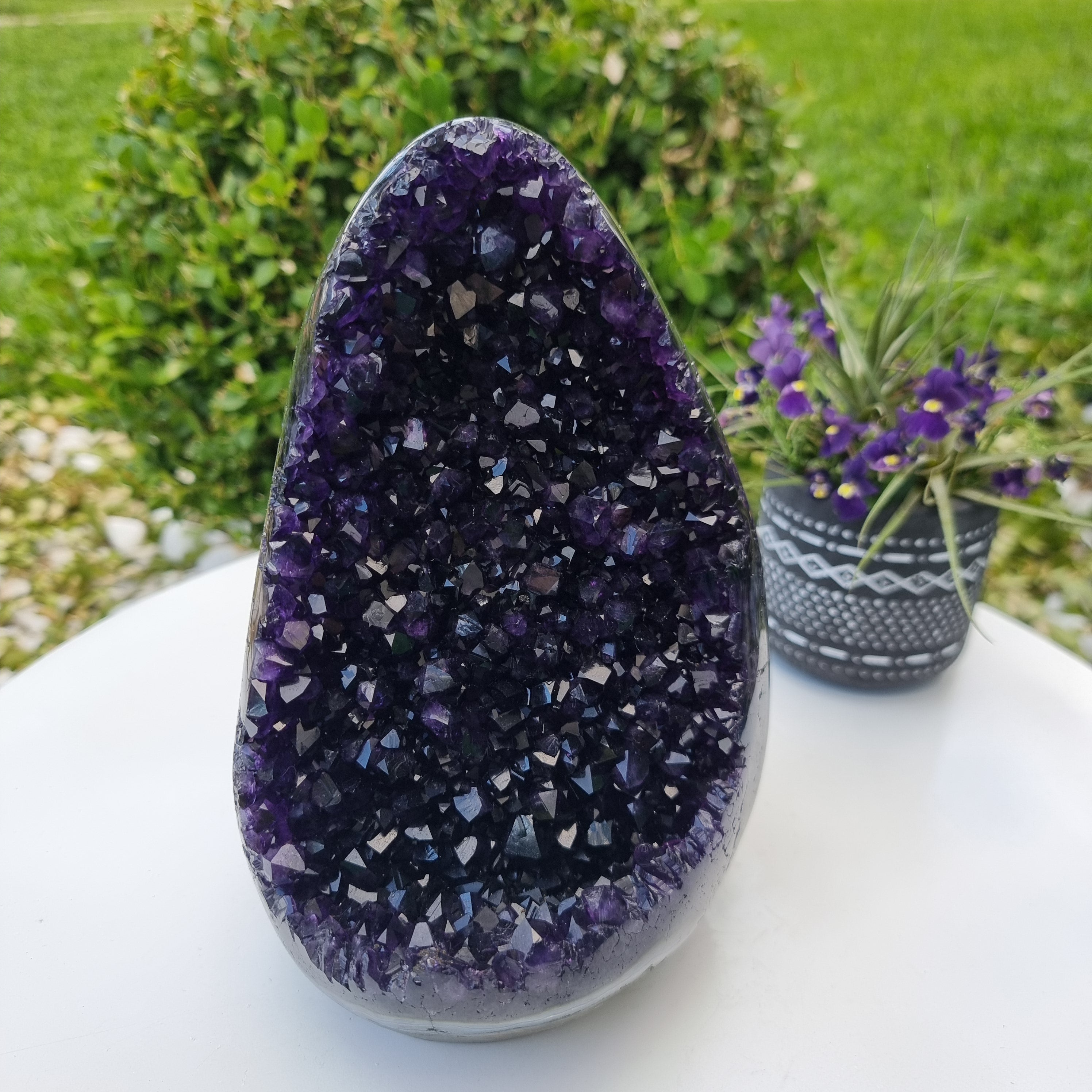 Purple Amethyst Super Special | Weight 3.00 Kgs, Height 20 cm | Energy, Beauty, and Sophistication