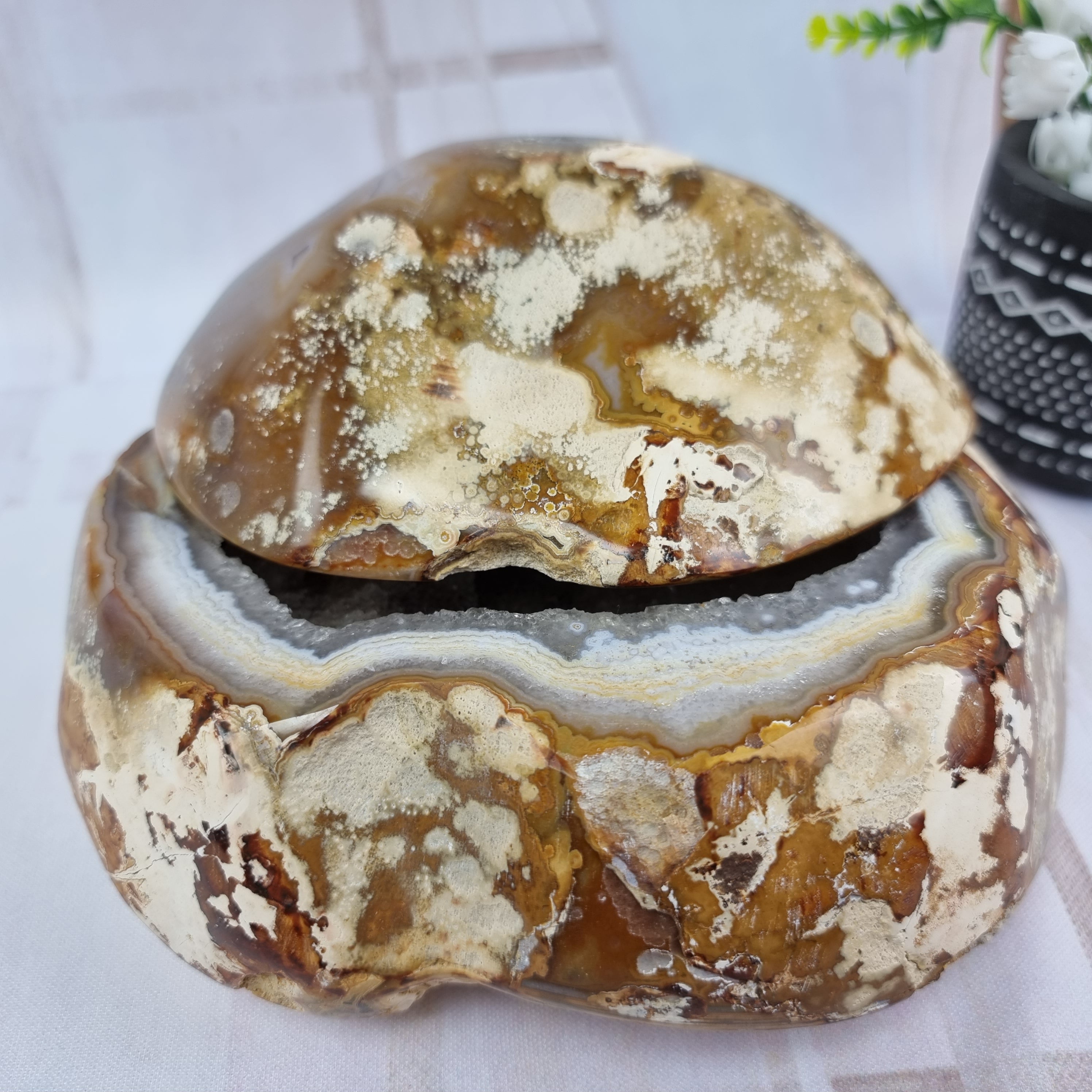 SUPER SPECIAL Agate Jewelry Box | Polished Pieces | Exclusive Unique Product | BR Crystals Handcrafted Piece