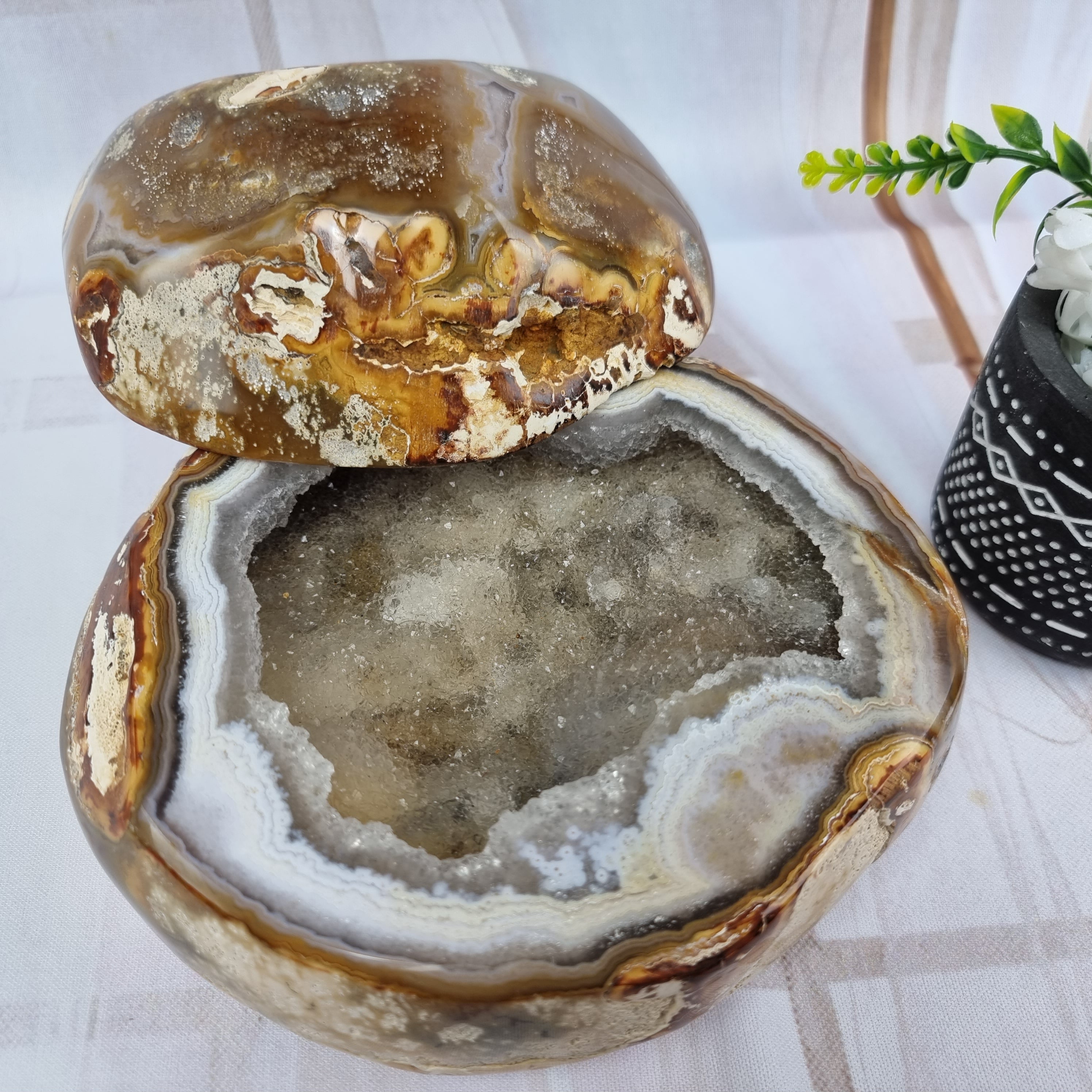 SUPER SPECIAL Agate Jewelry Box | Polished Pieces | Exclusive Unique Product | BR Crystals Handcrafted Piece