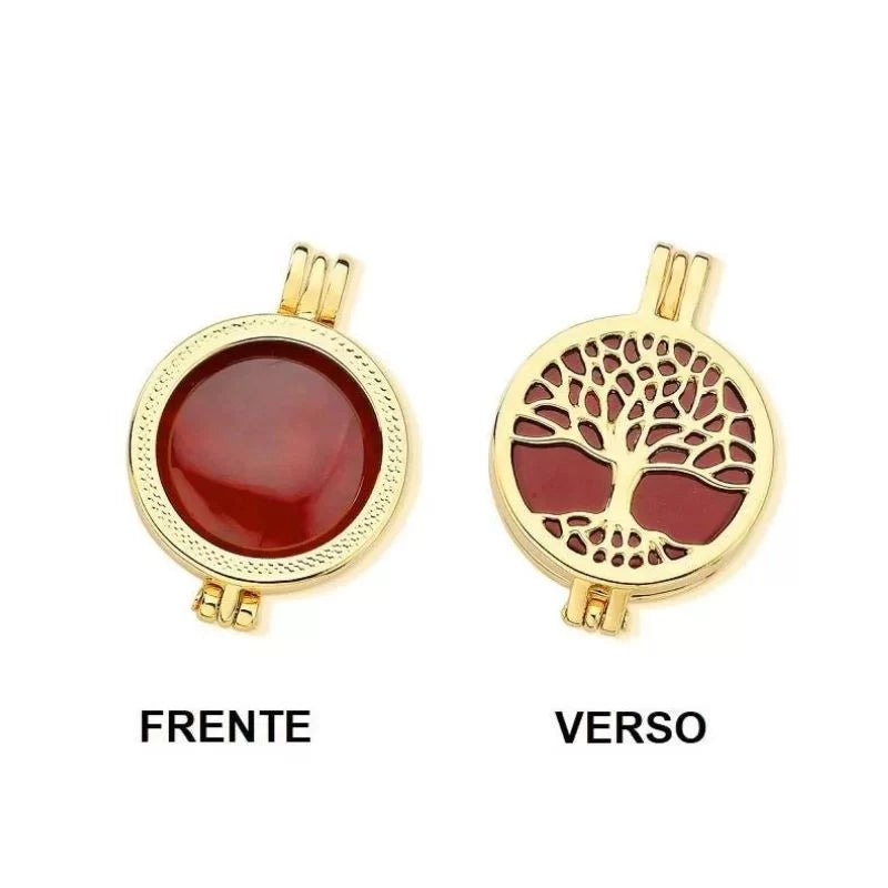 "Tree of Life" Gold Plated Locket Necklace
