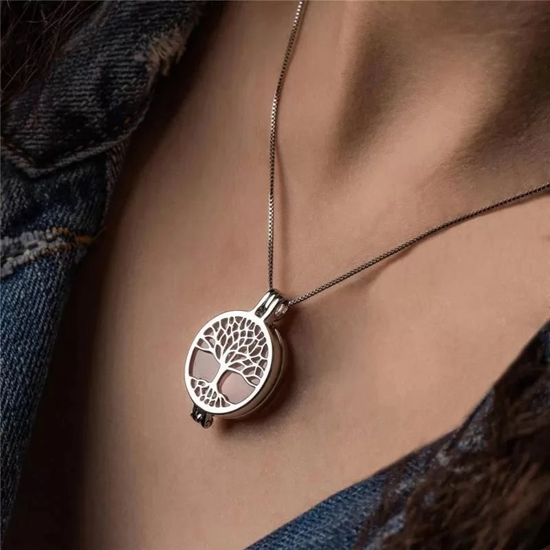 "Tree of Life" Gold Plated Locket Necklace