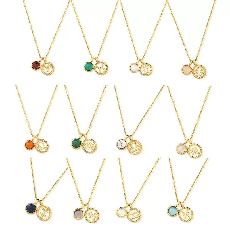 Gold Plated Zodiac Necklace