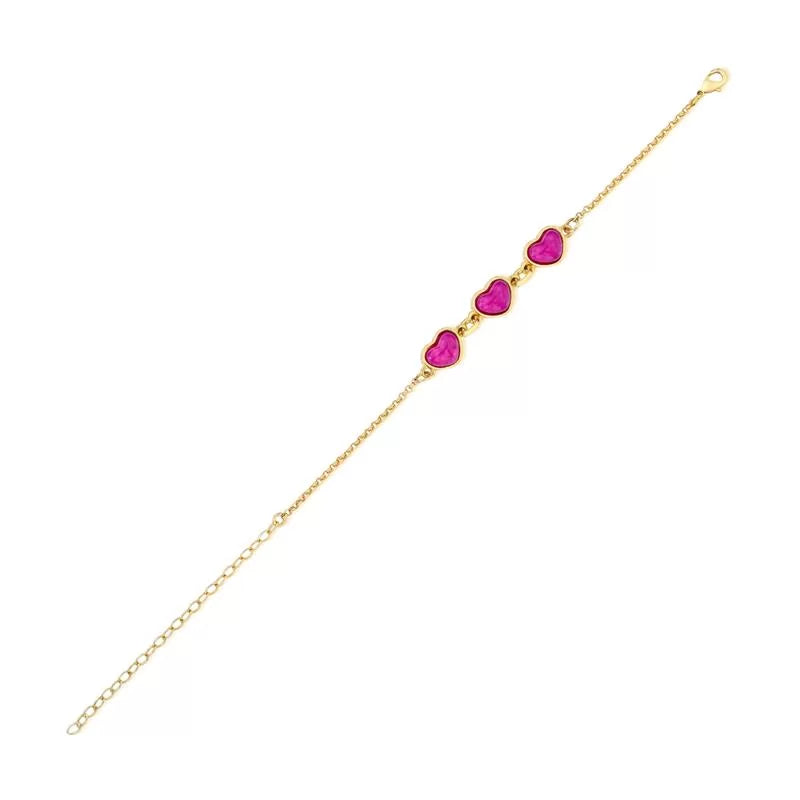 Pulsera chapada en oro