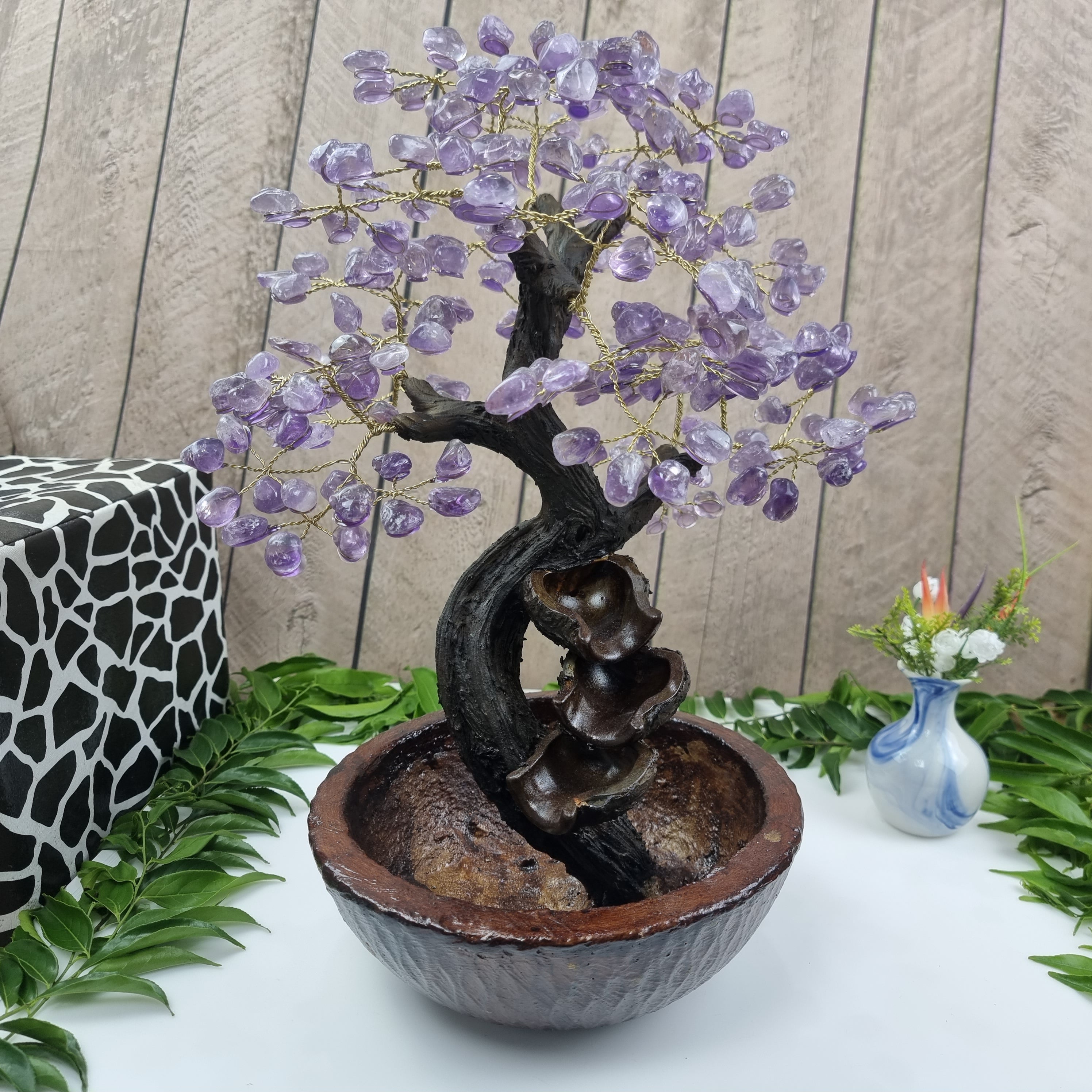 GEMSTONE SOURCE tree, 36 branches and 180 stones, 50 cm high, 2.0 kg