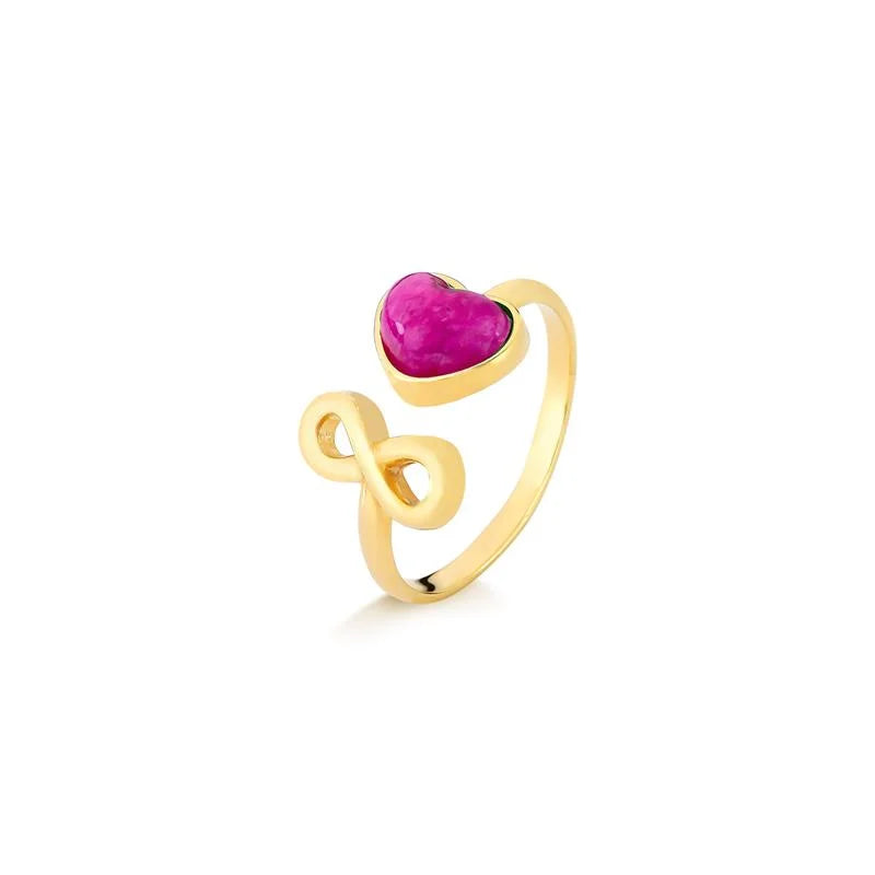 Anillo chapado en oro