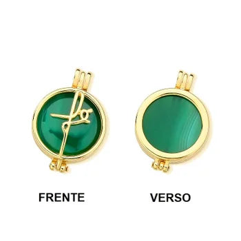 Gold Plated Locket Necklace "FAITH" Pendant
