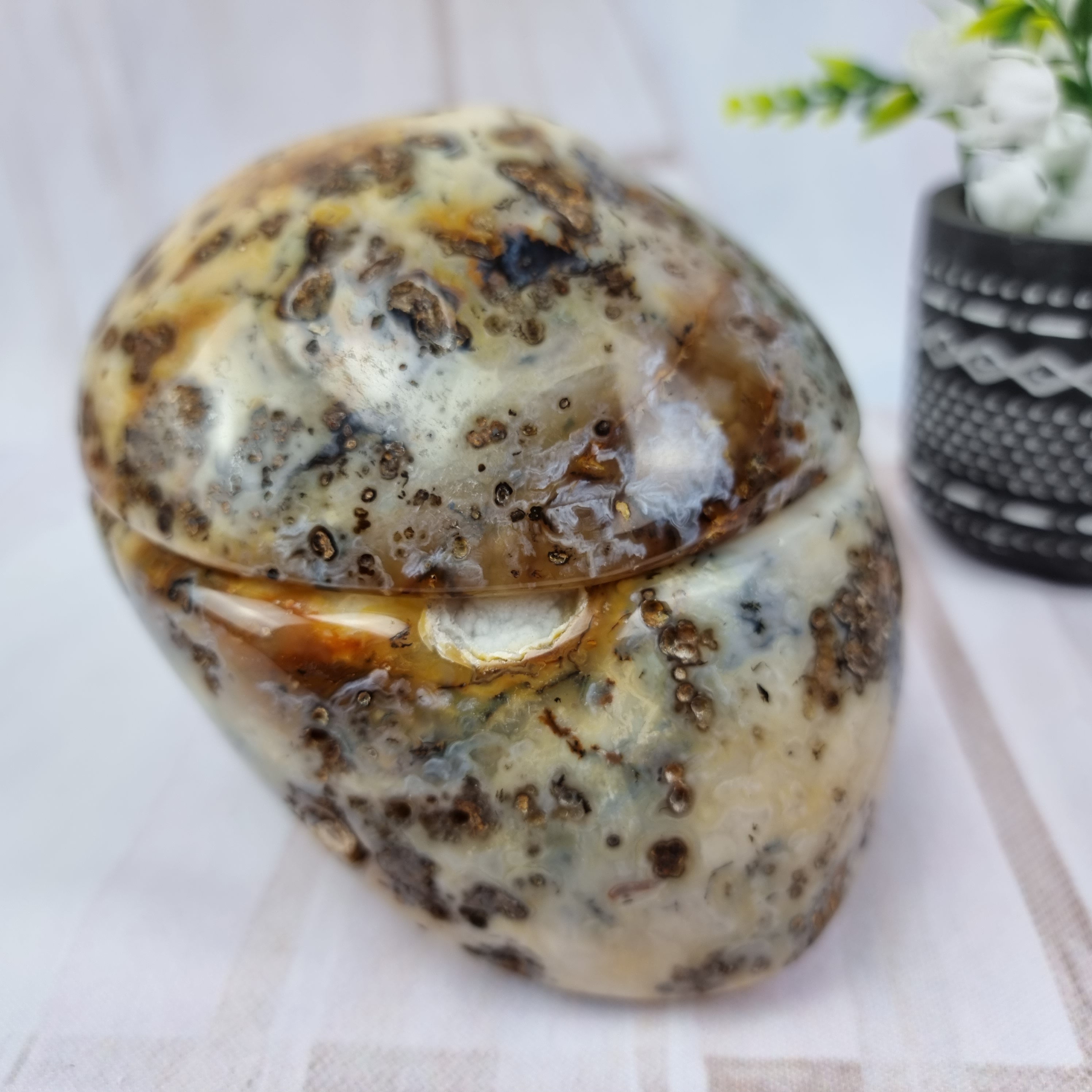 Agate Jewelry Box | Polished Pieces | Exclusive Unique Product | Handcrafted Item BR Crystals