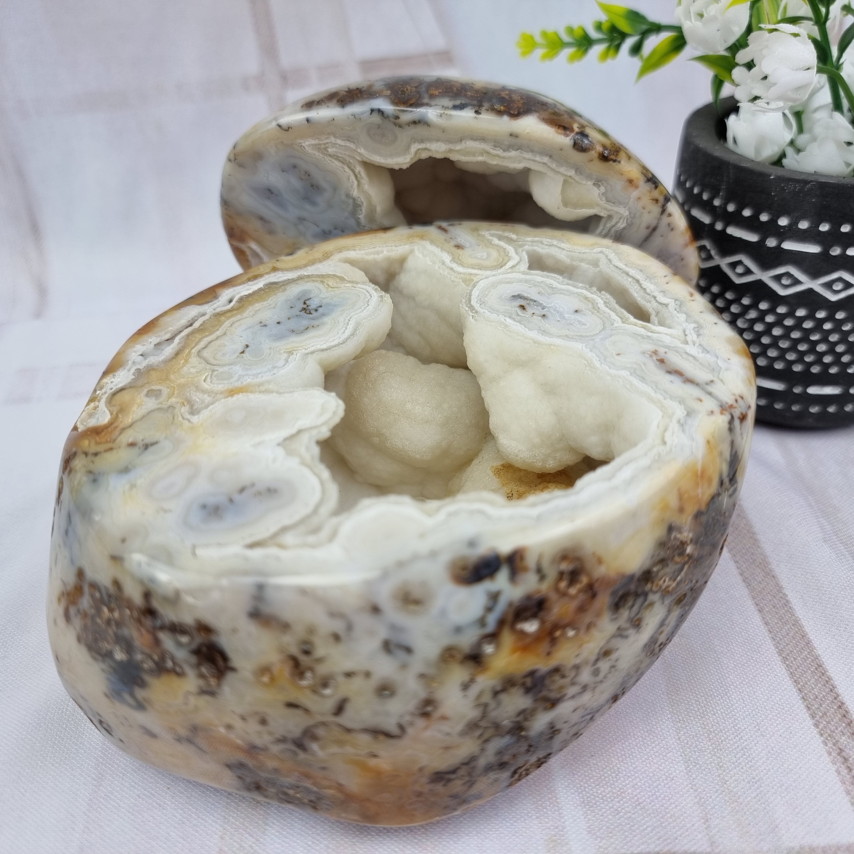 Agate Jewelry Box | Polished Pieces | Exclusive Unique Product | Handcrafted Item BR Crystals