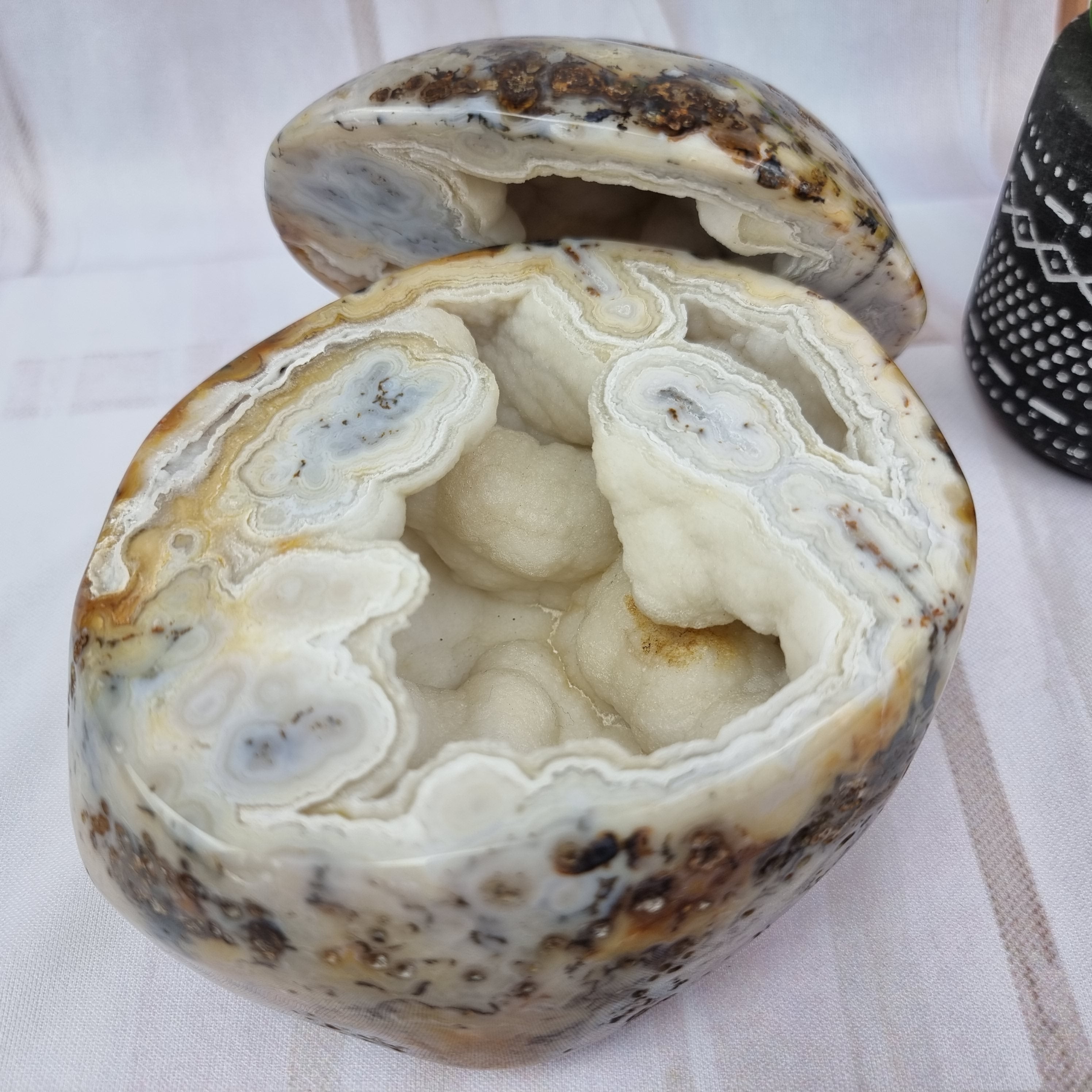 Agate Jewelry Box | Polished Pieces | Exclusive Unique Product | Handcrafted Item BR Crystals