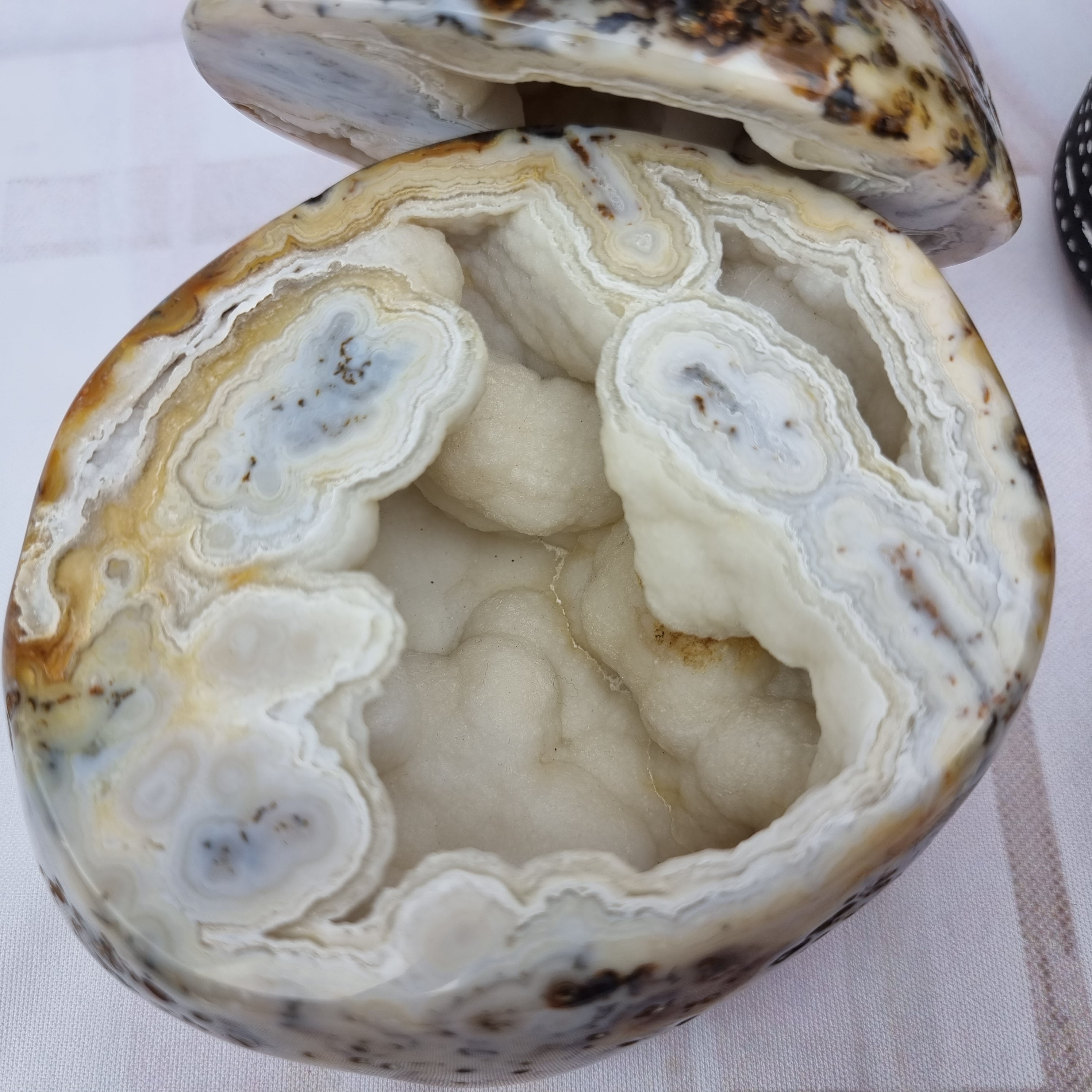 Agate Jewelry Box | Polished Pieces | Exclusive Unique Product | Handcrafted Item BR Crystals