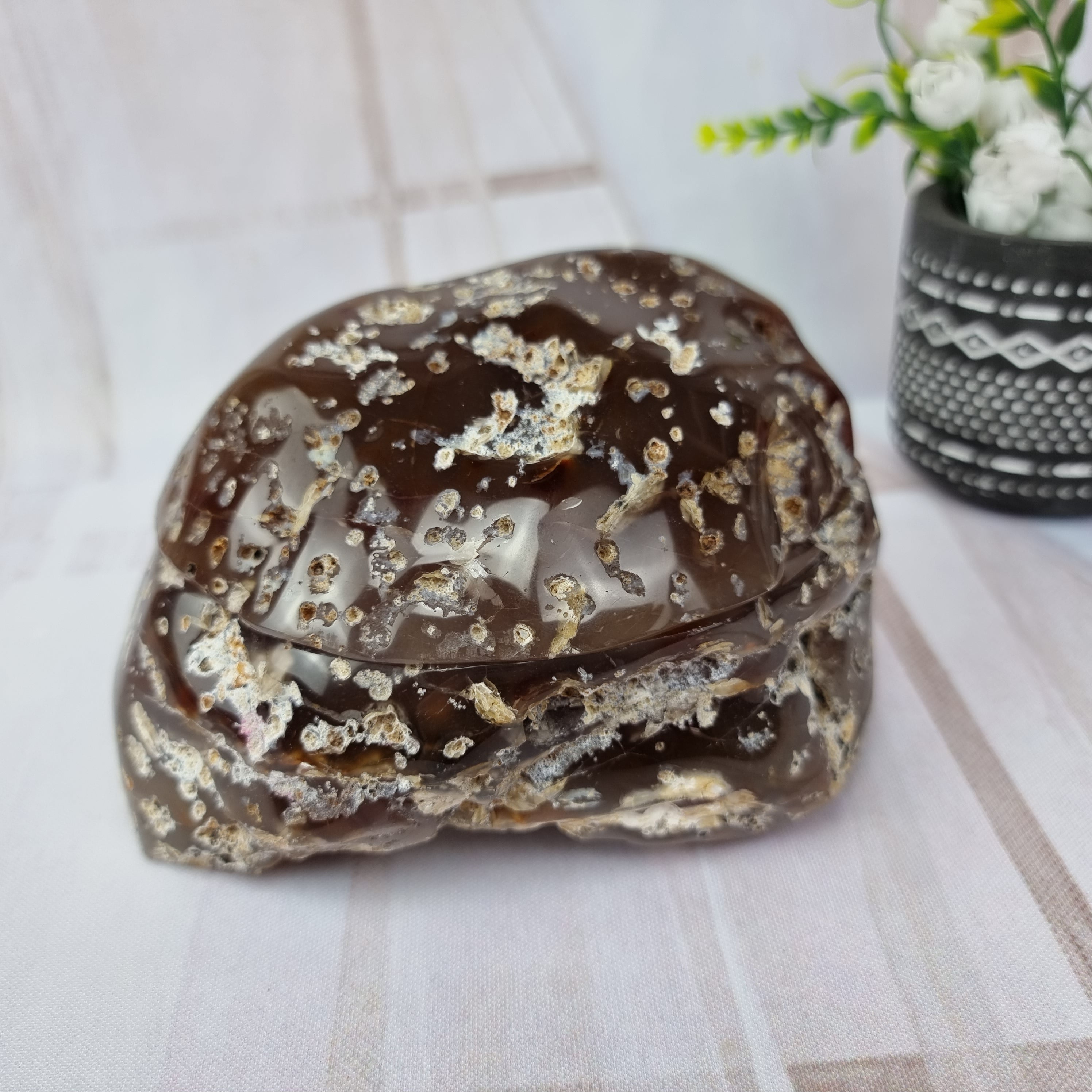 Joyero de Ágatas ESPECIALES | Piezas Pulidas | Producto Exclusivo Único | Pieza Artesanal BR Crystals