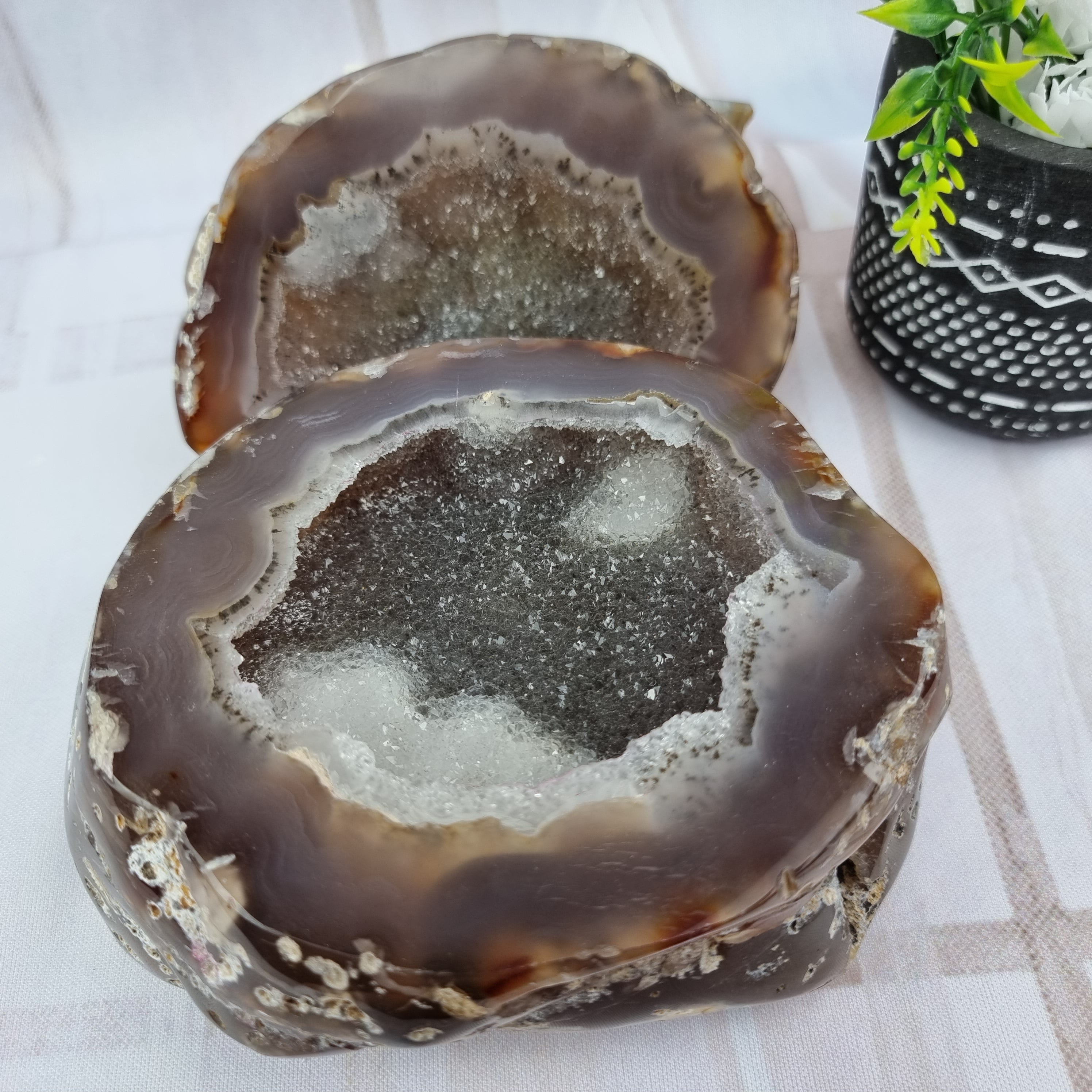 Joyero de Ágatas ESPECIALES | Piezas Pulidas | Producto Exclusivo Único | Pieza Artesanal BR Crystals