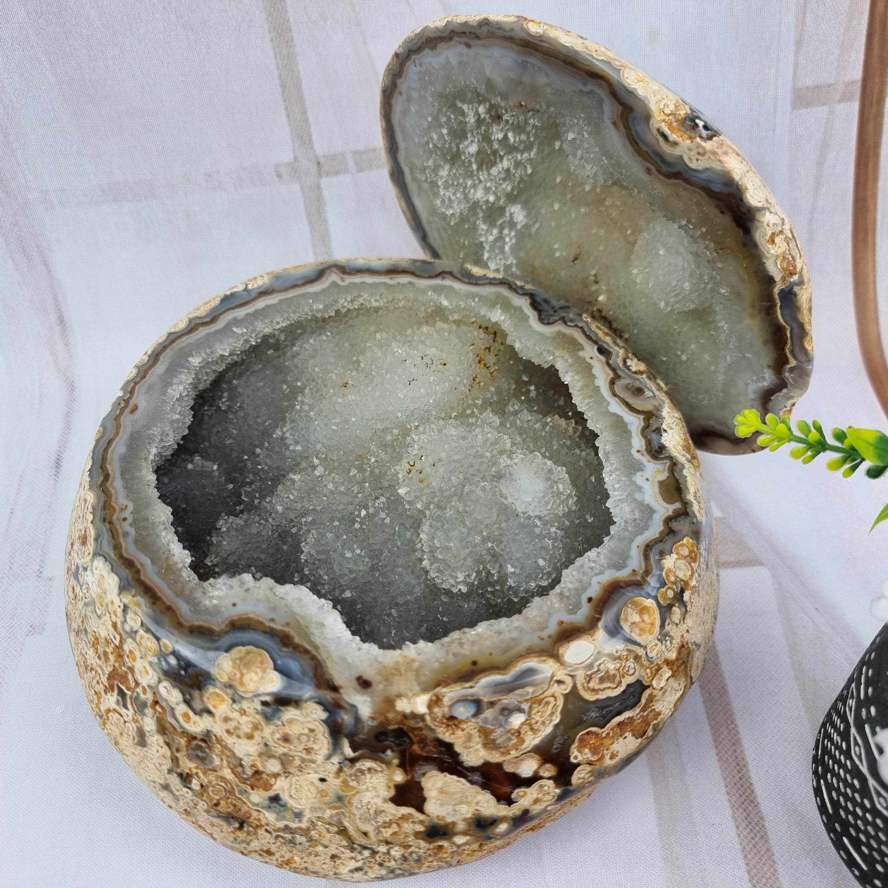 Porta Joias de Àgatas | Peças Polidas Especiais | Produto Exclusivo Único | Peça Artesanal BR Crystals