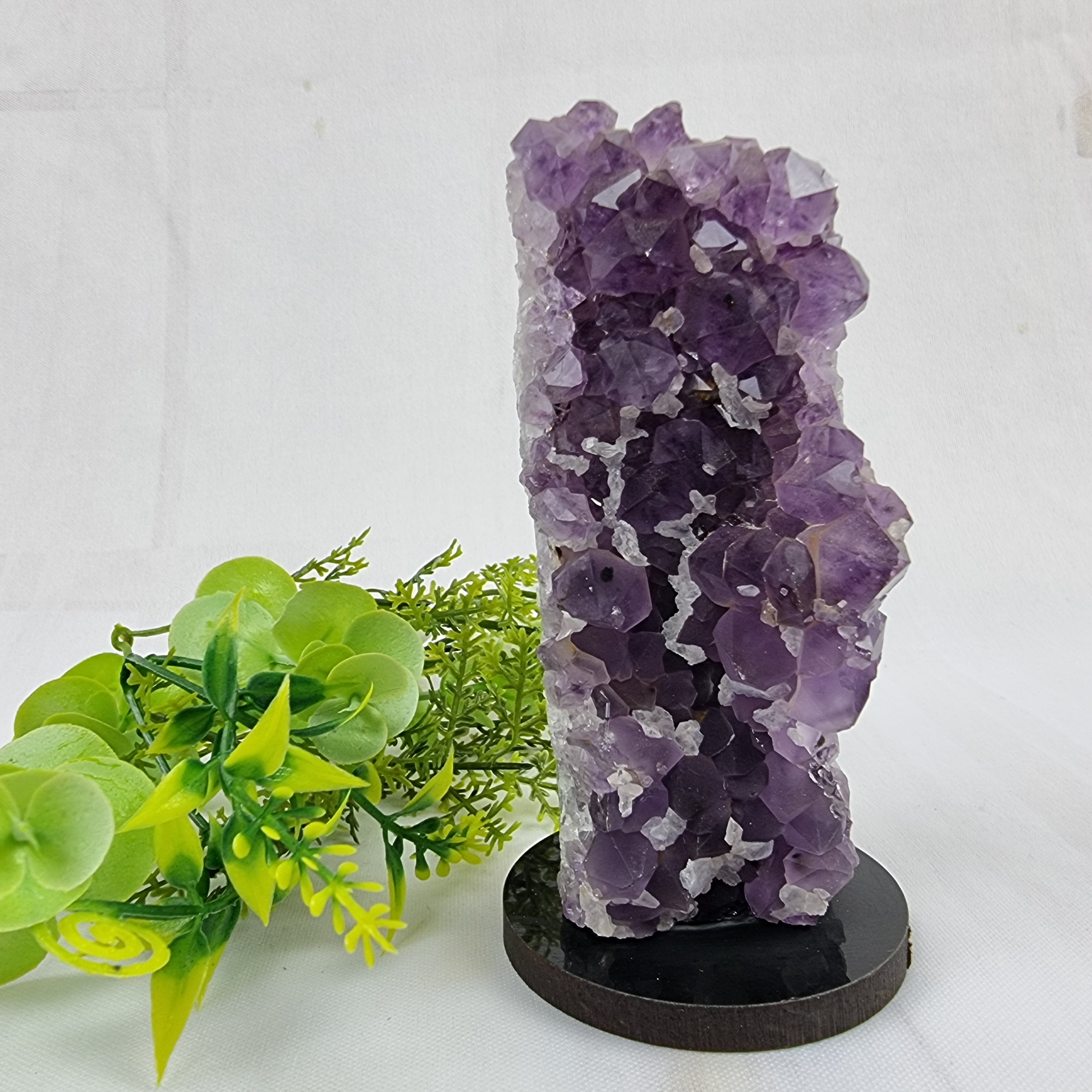 Small Amethyst Druse with 15 cm height | 1 Piece, 0.200 kg | Energy, Beauty, and Sophistication
