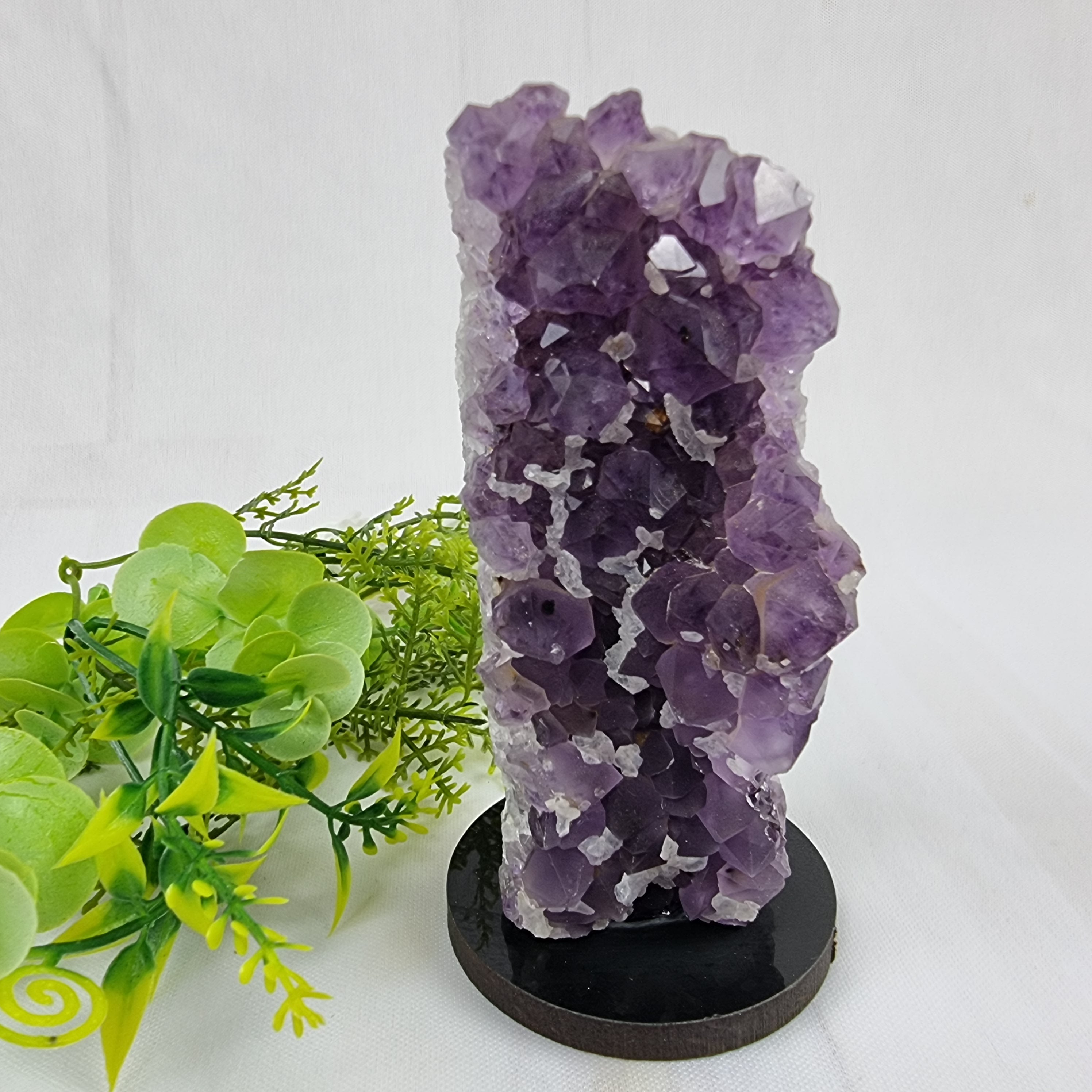 Small Amethyst Druse with 15 cm height | 1 Piece, 0.200 kg | Energy, Beauty, and Sophistication
