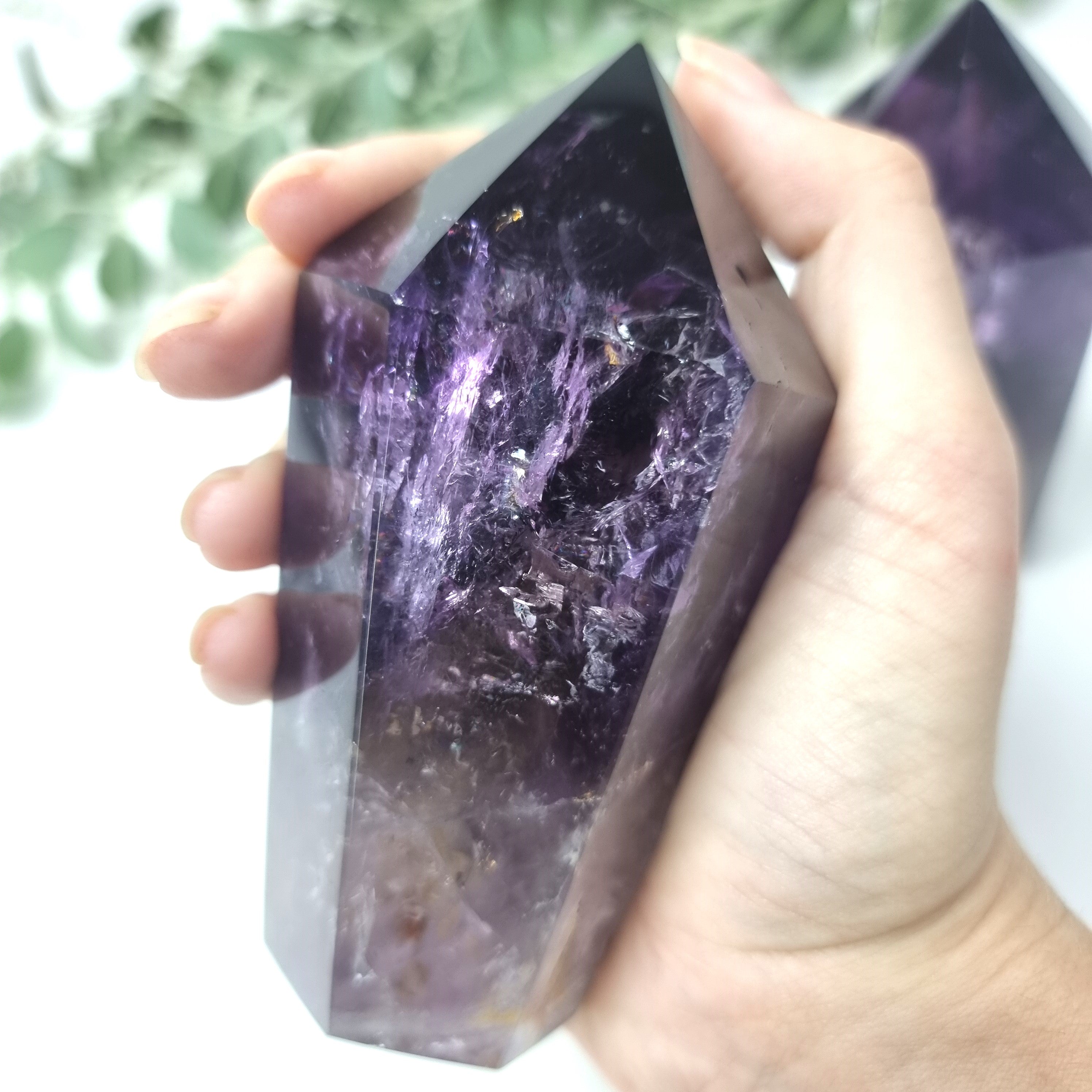 Natural Amethyst Point, Polished Amethyst Point, Crystal Decor, Crystal Gifts