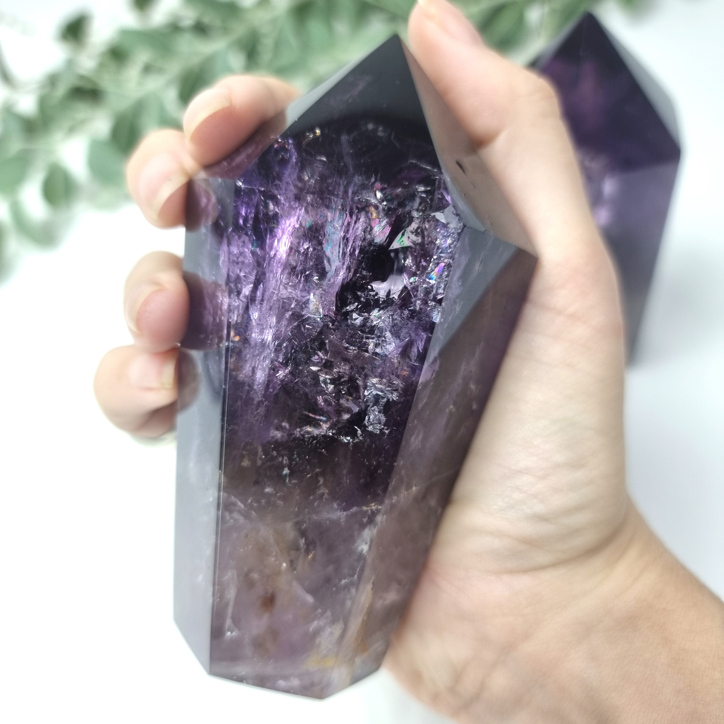 Natural Amethyst Point, Polished Amethyst Point, Crystal Decor, Crystal Gifts