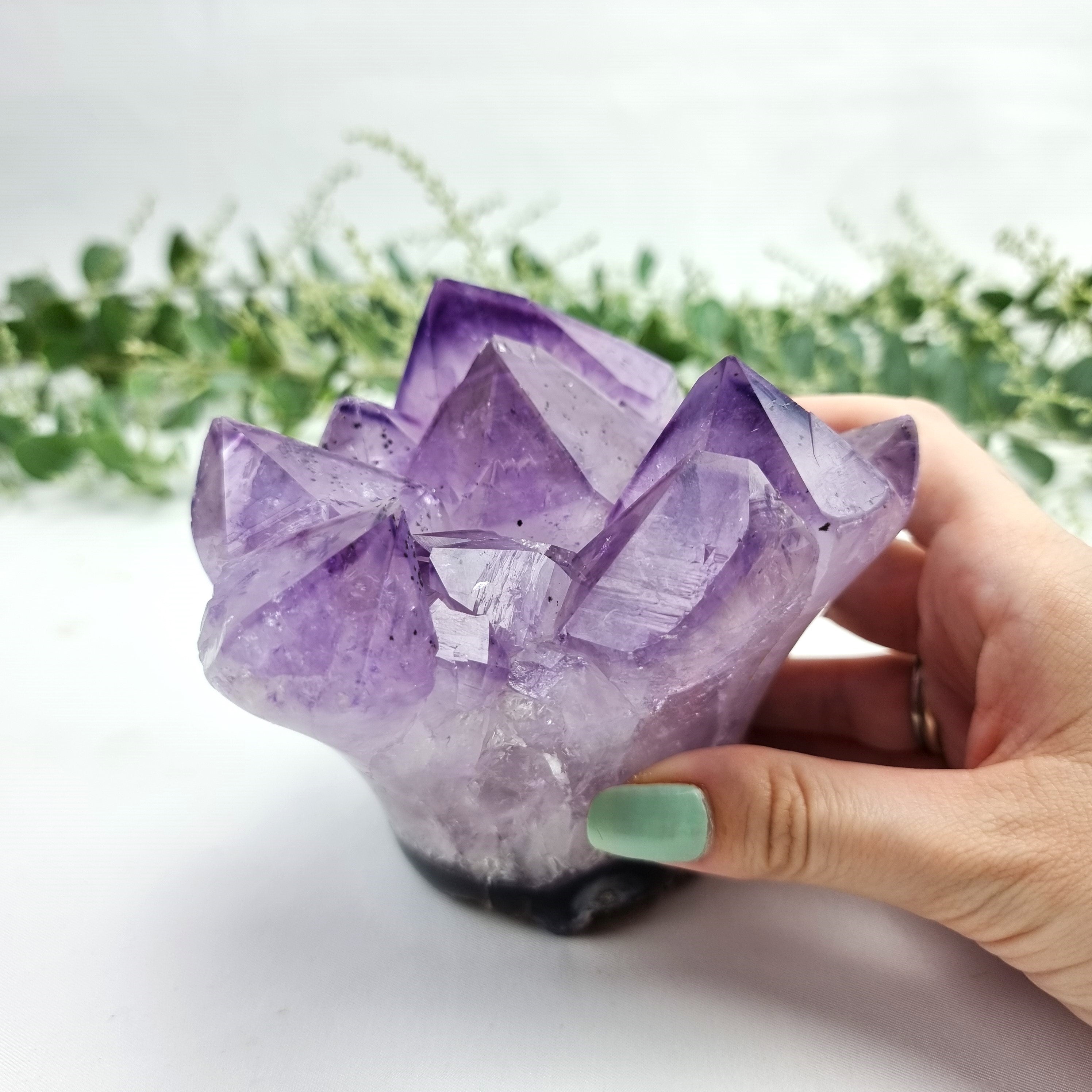 Amethyst Druzy Flower - Purple Amethyst Geode