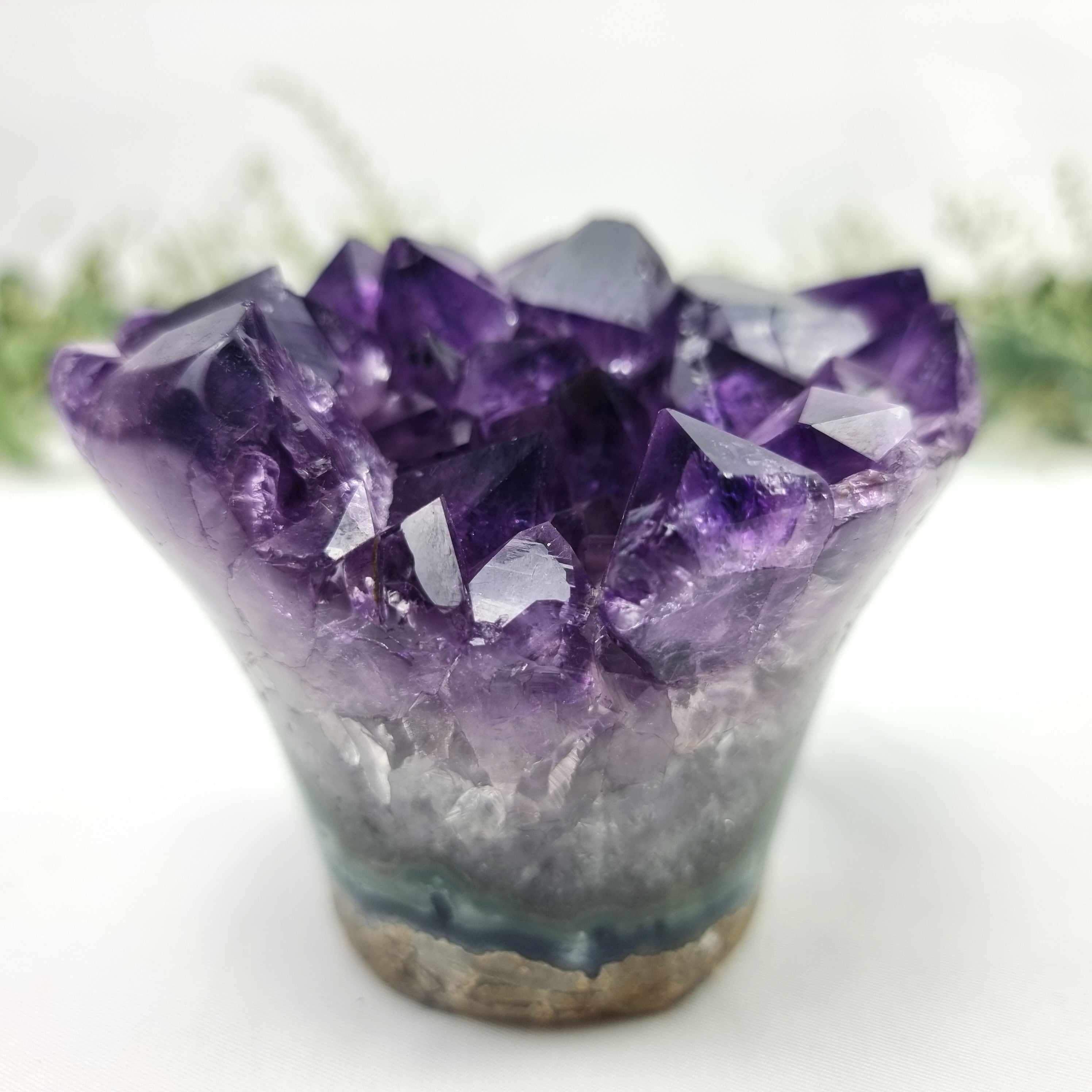 Amethyst Druzy Flower Extra Quality - Purple Amethyst Geode