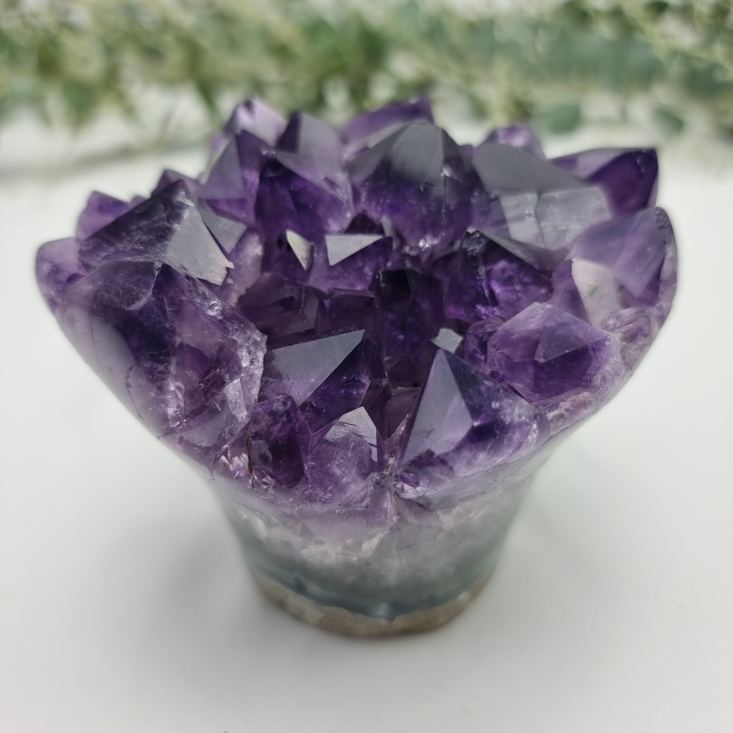 Flor de Amatista Natural | 1,50 Kgs, 12 cm de Altura | Energía, Belleza y Sofisticación
