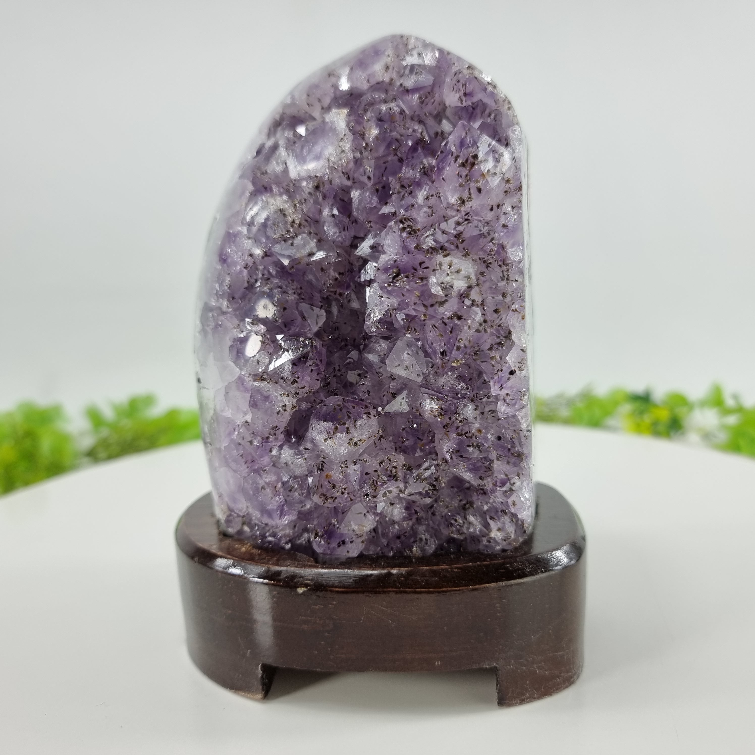 Amethyst Stone Lamp Purple | Weight 1.80 Kg, Height 18 cm | Energy, Beauty, and Sophistication
