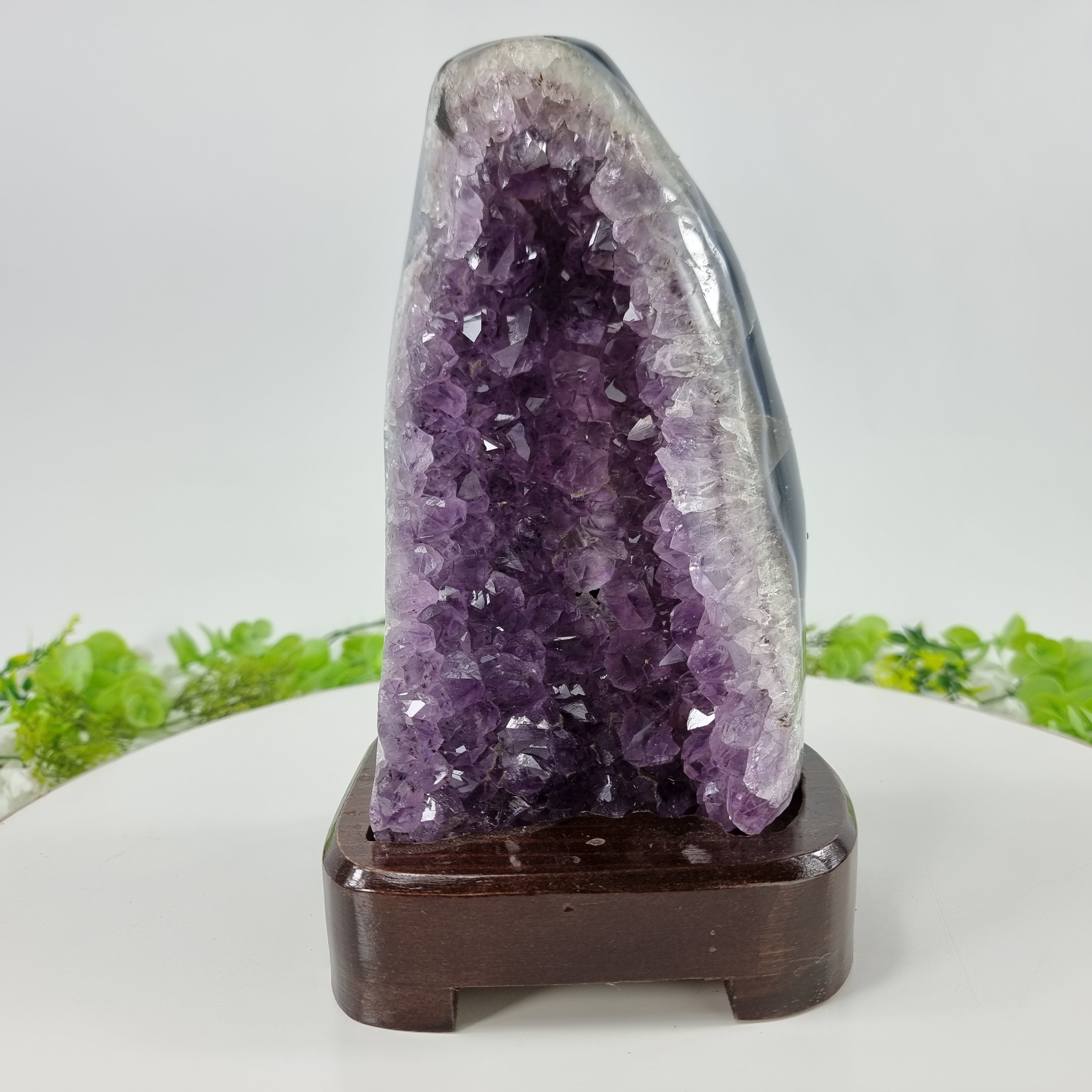 Lámpara Amatista Piedra Morada | Peso 1,80 Kg, Altura 18 cm | Energía, Belleza y Sofisticación