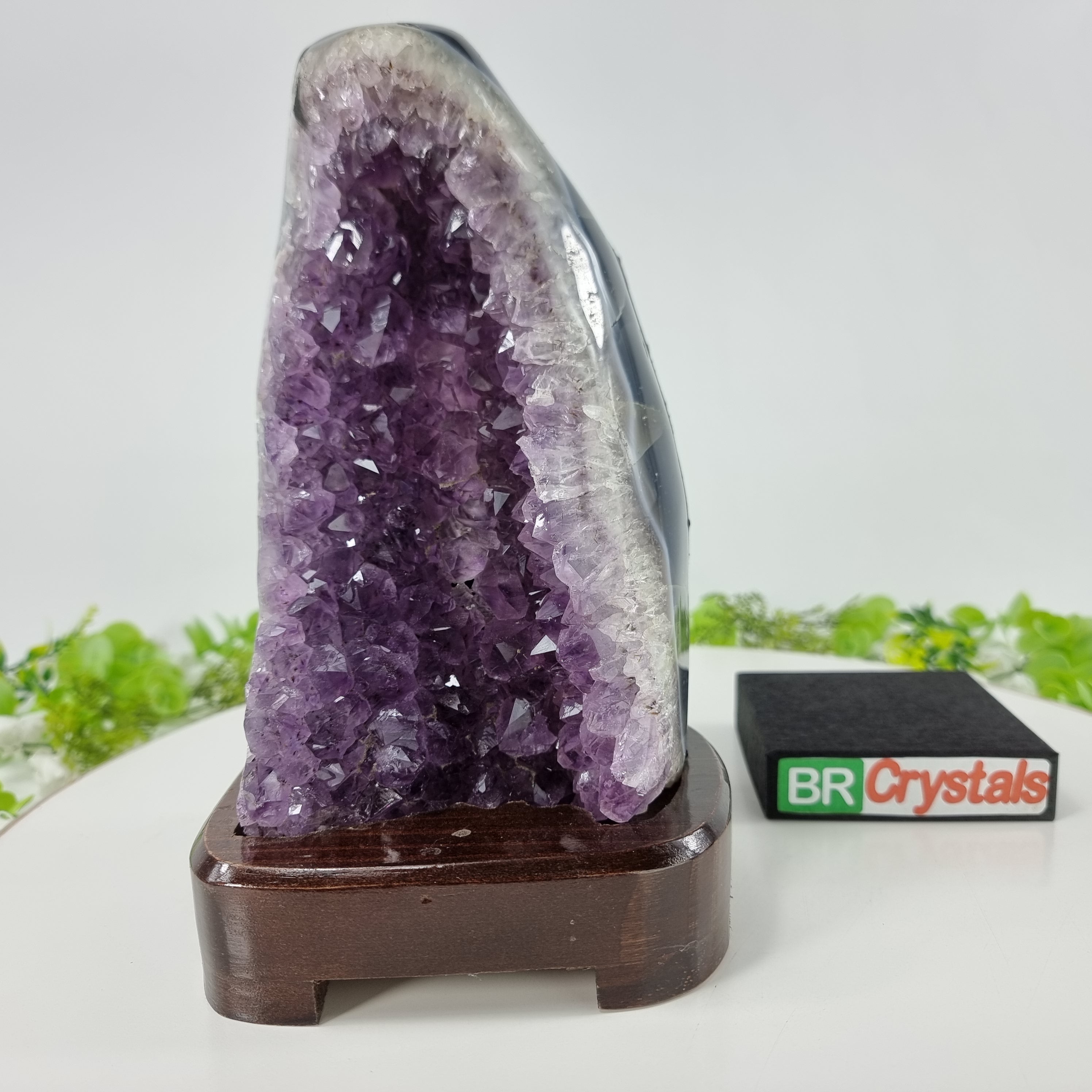Lámpara Amatista Piedra Morada | Peso 1,80 Kg, Altura 18 cm | Energía, Belleza y Sofisticación