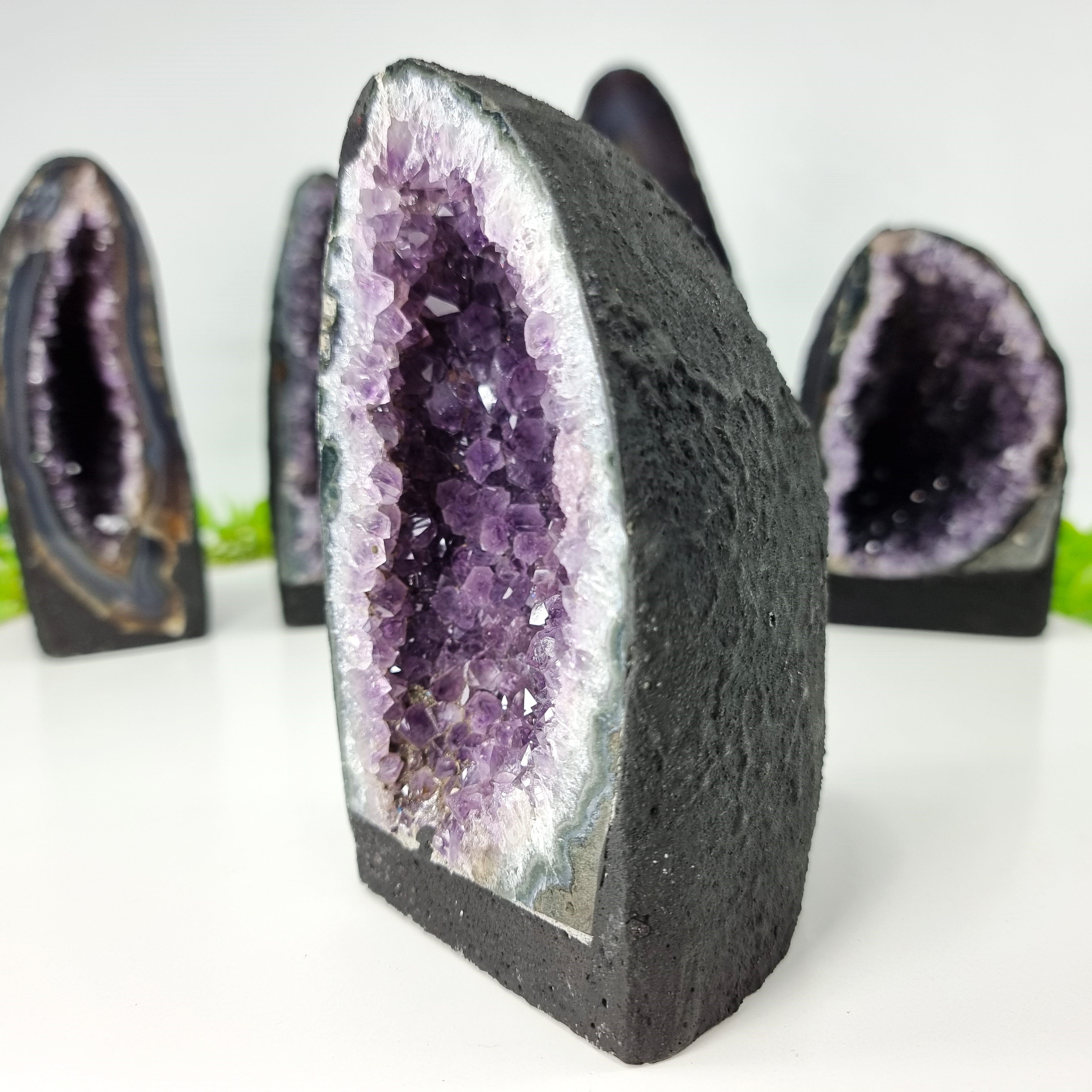 Amethyst Cathedrals - Natural Amethyst Geode - Purple Crystal Cathedral