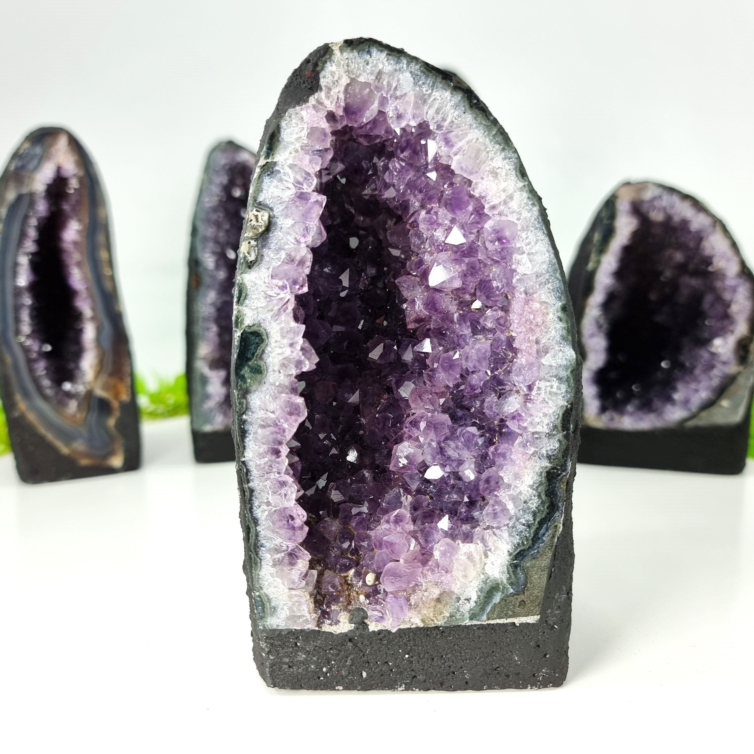 Amethyst Cathedrals - Natural Amethyst Geode - Purple Crystal Cathedral