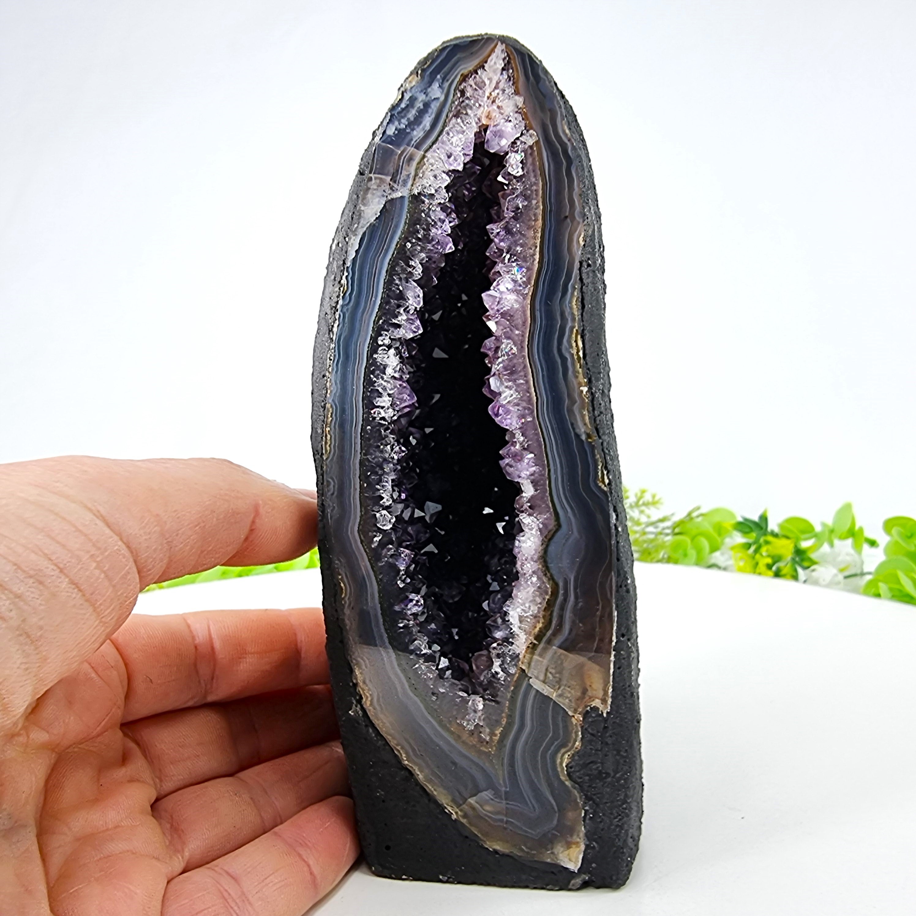 Amethyst Cathedrals - Natural Amethyst Geode - Purple Crystal Cathedral